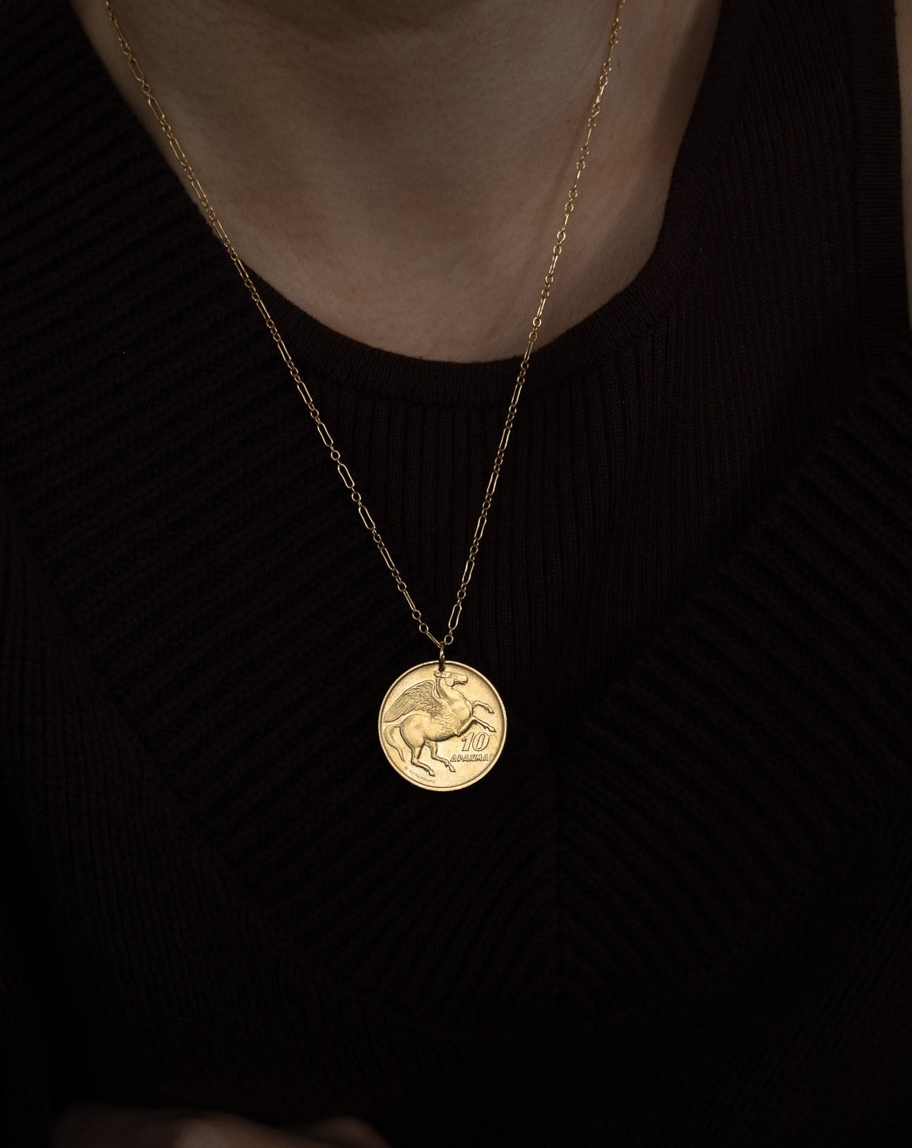 Greece | Pegasus Coin Necklace
