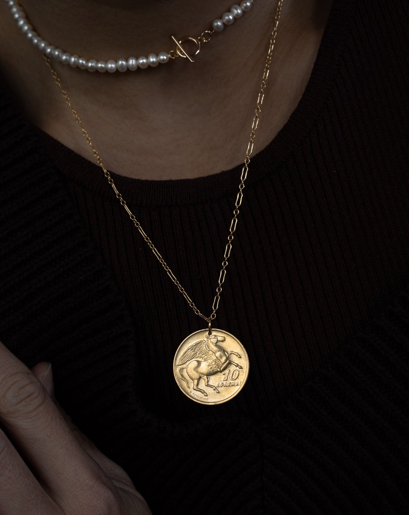 Greece | Pegasus Coin Necklace
