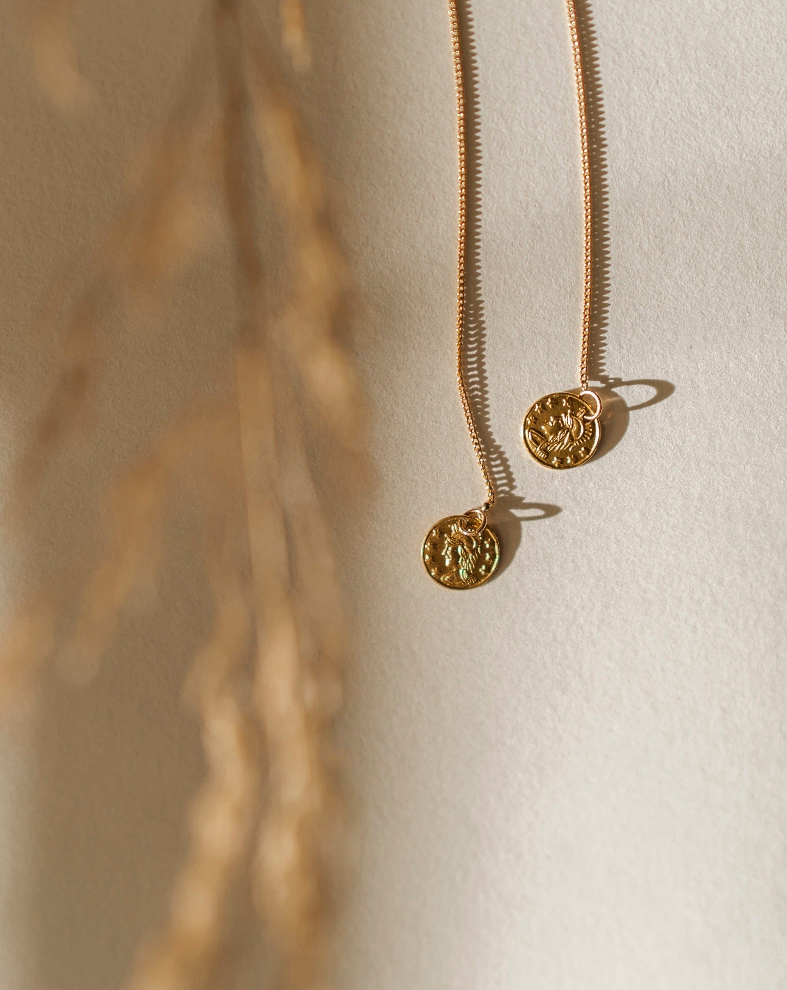 Ares Coin Ear Threaders