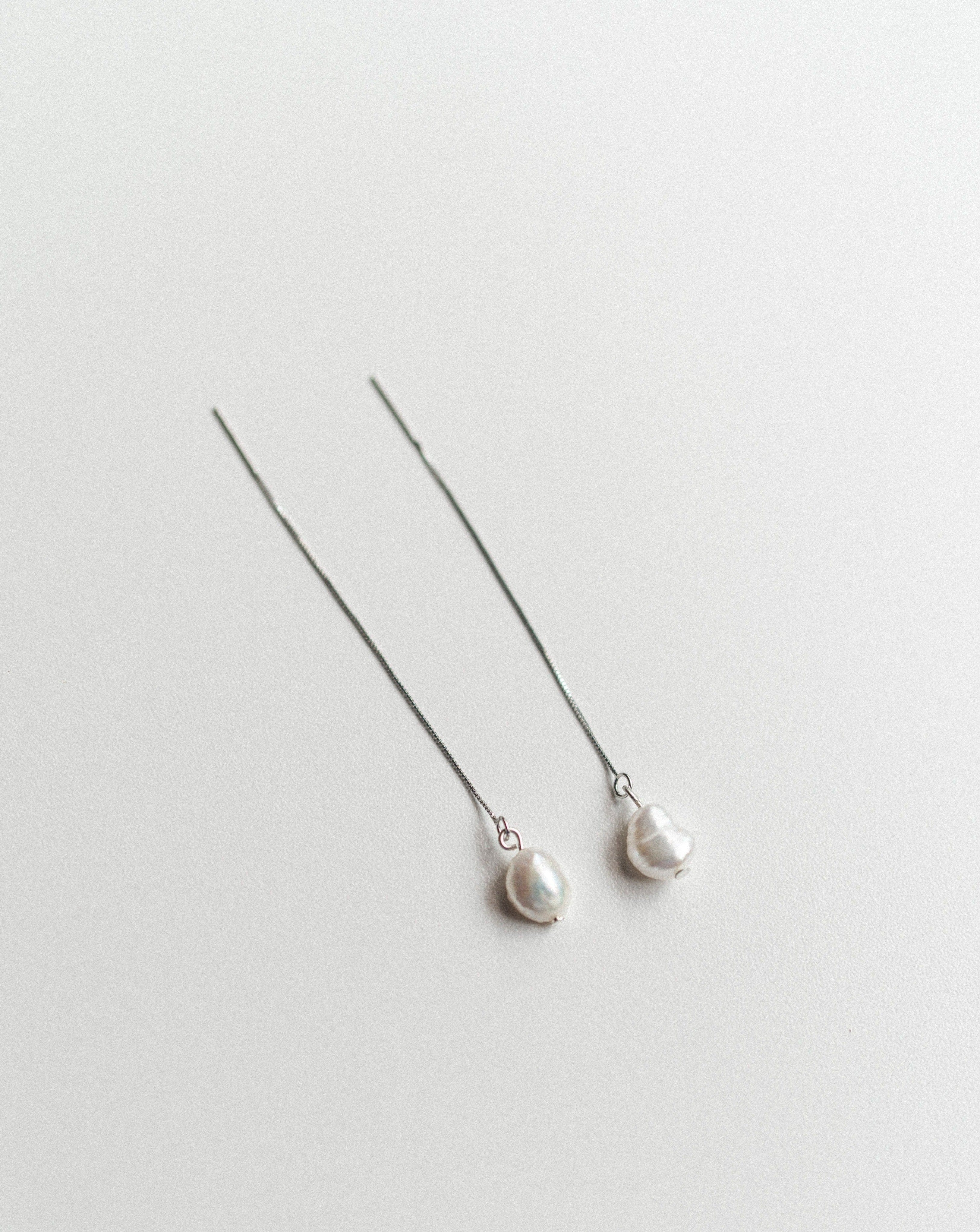 Elisse Pearl Ear Threaders