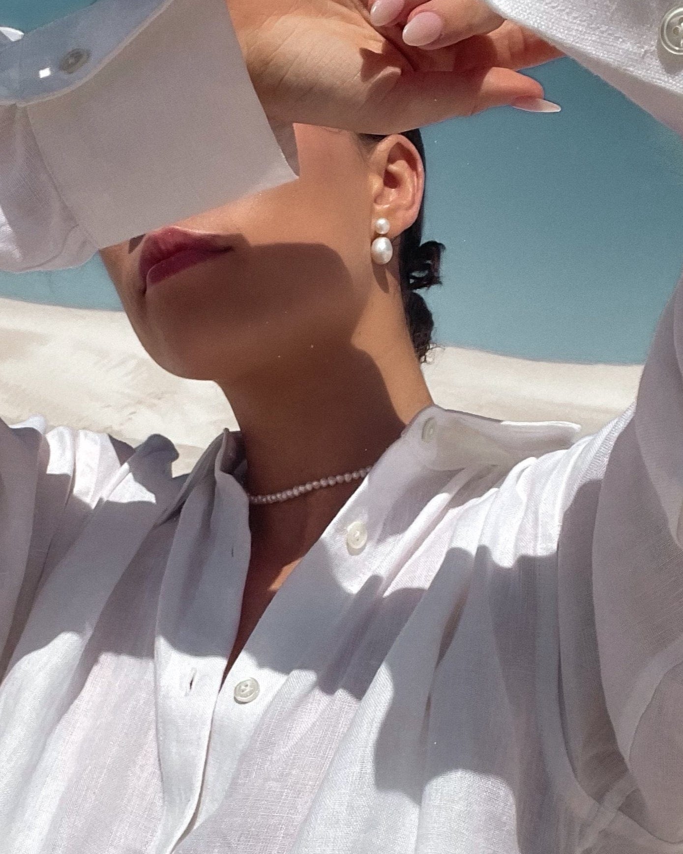 Adeline Pearl Choker