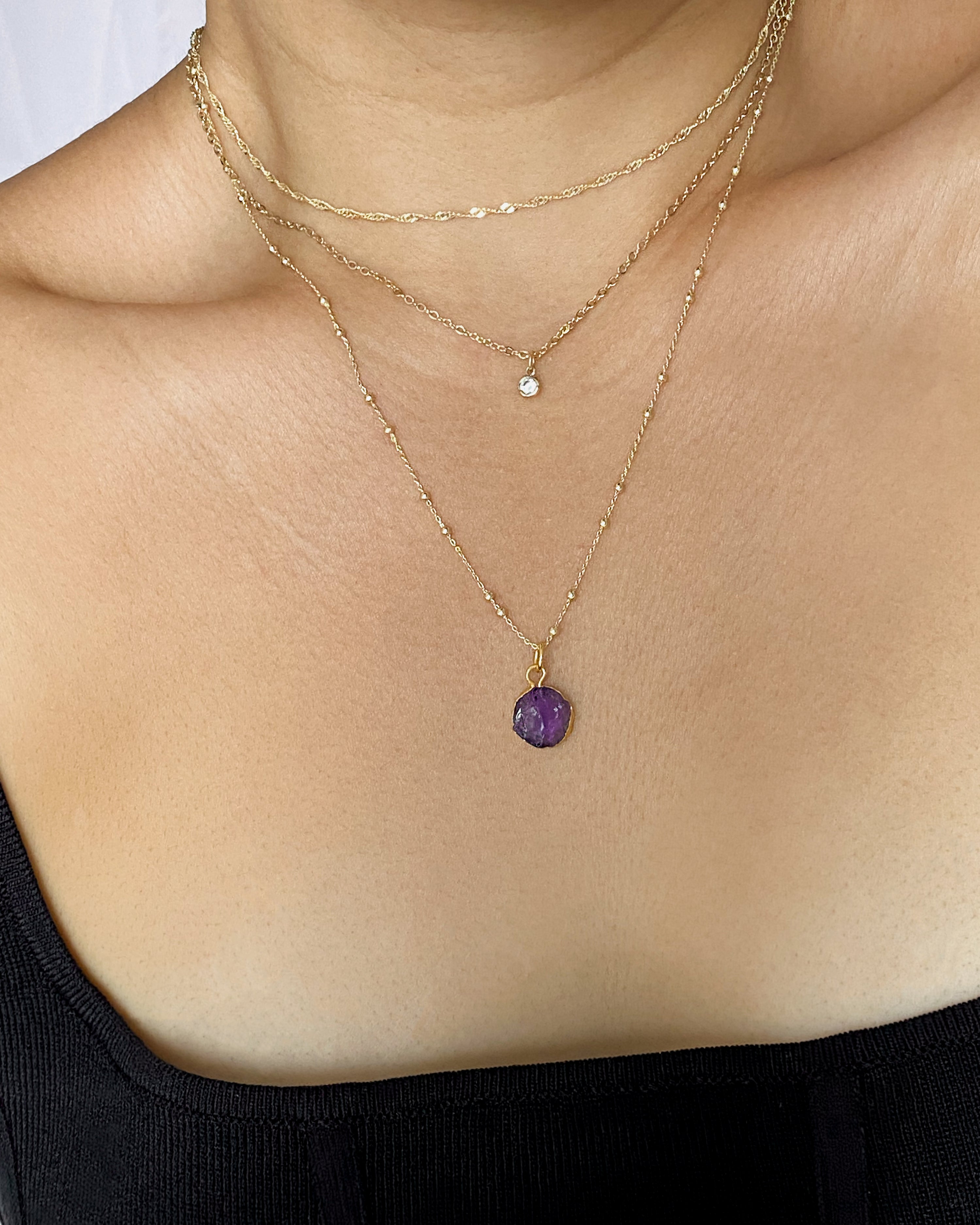 February Birthstone | Amethyst Necklace