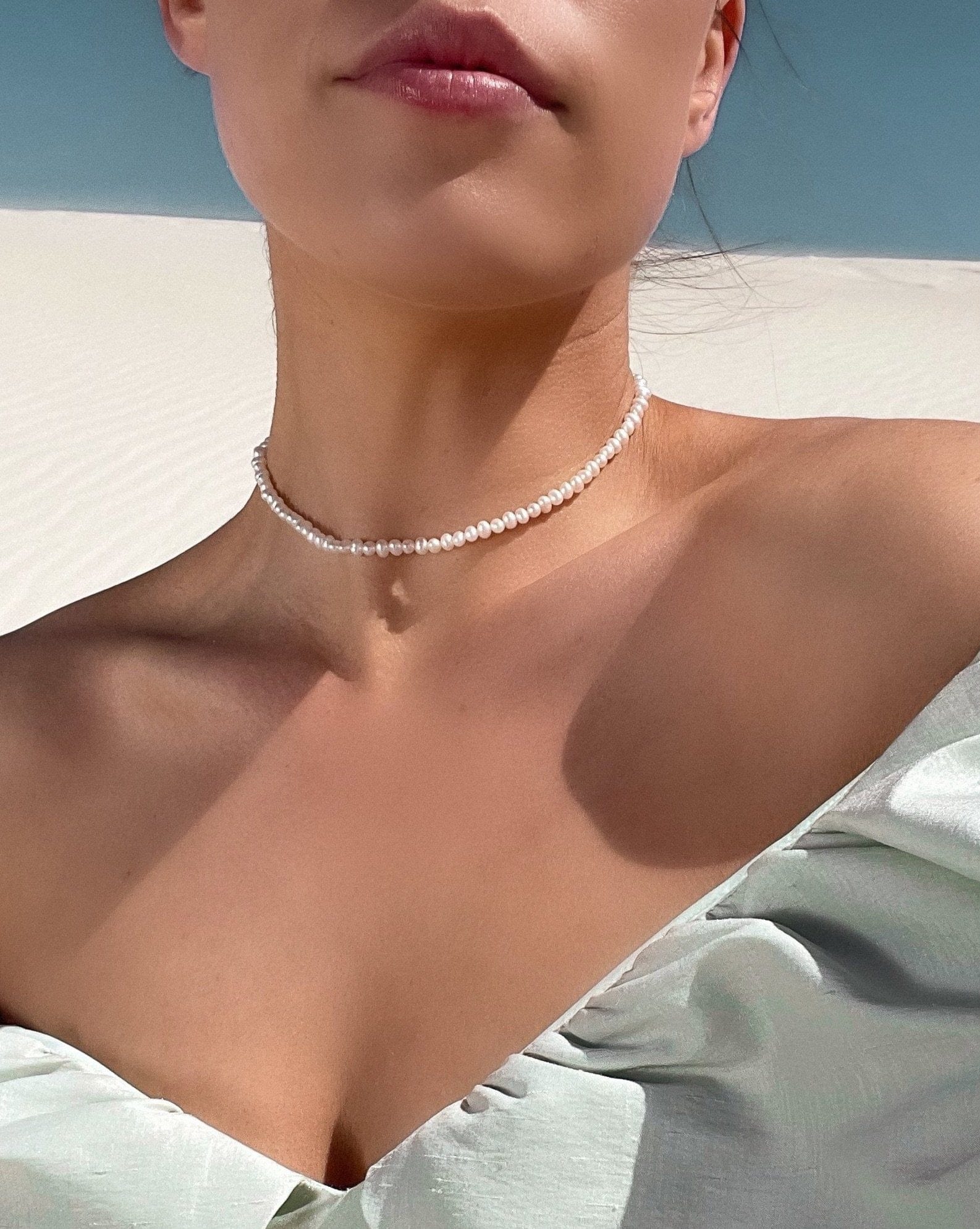 Adeline Pearl Choker