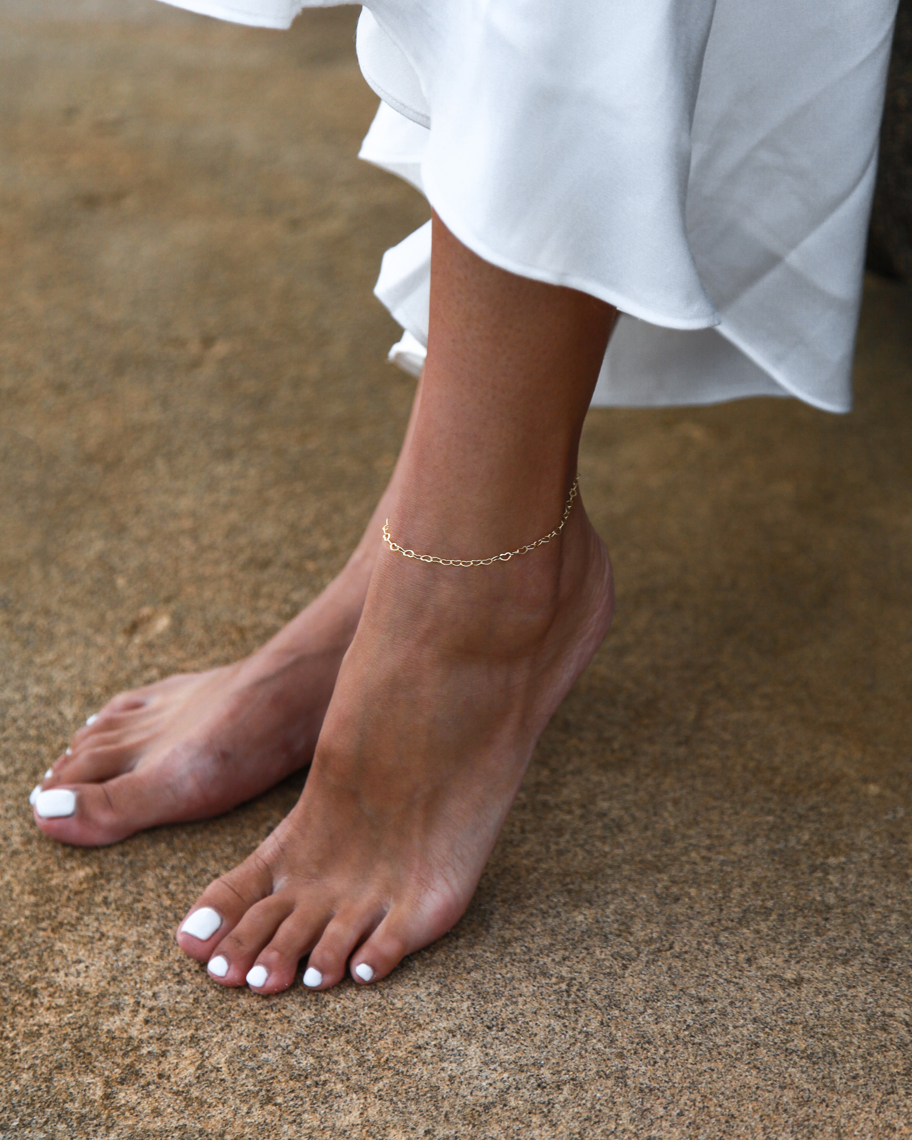 Chain of Hearts Anklet