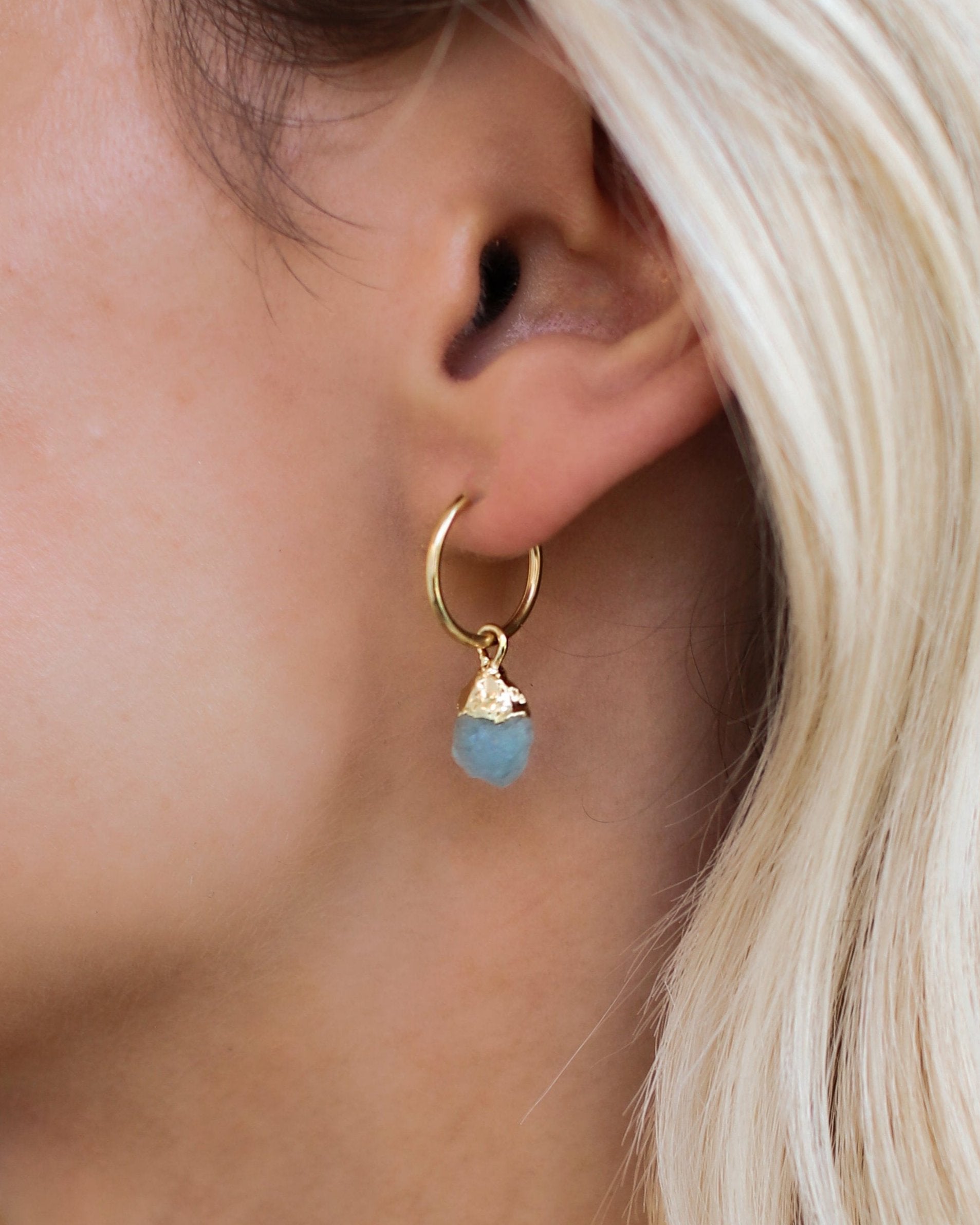 March | Aquamarine Earrings