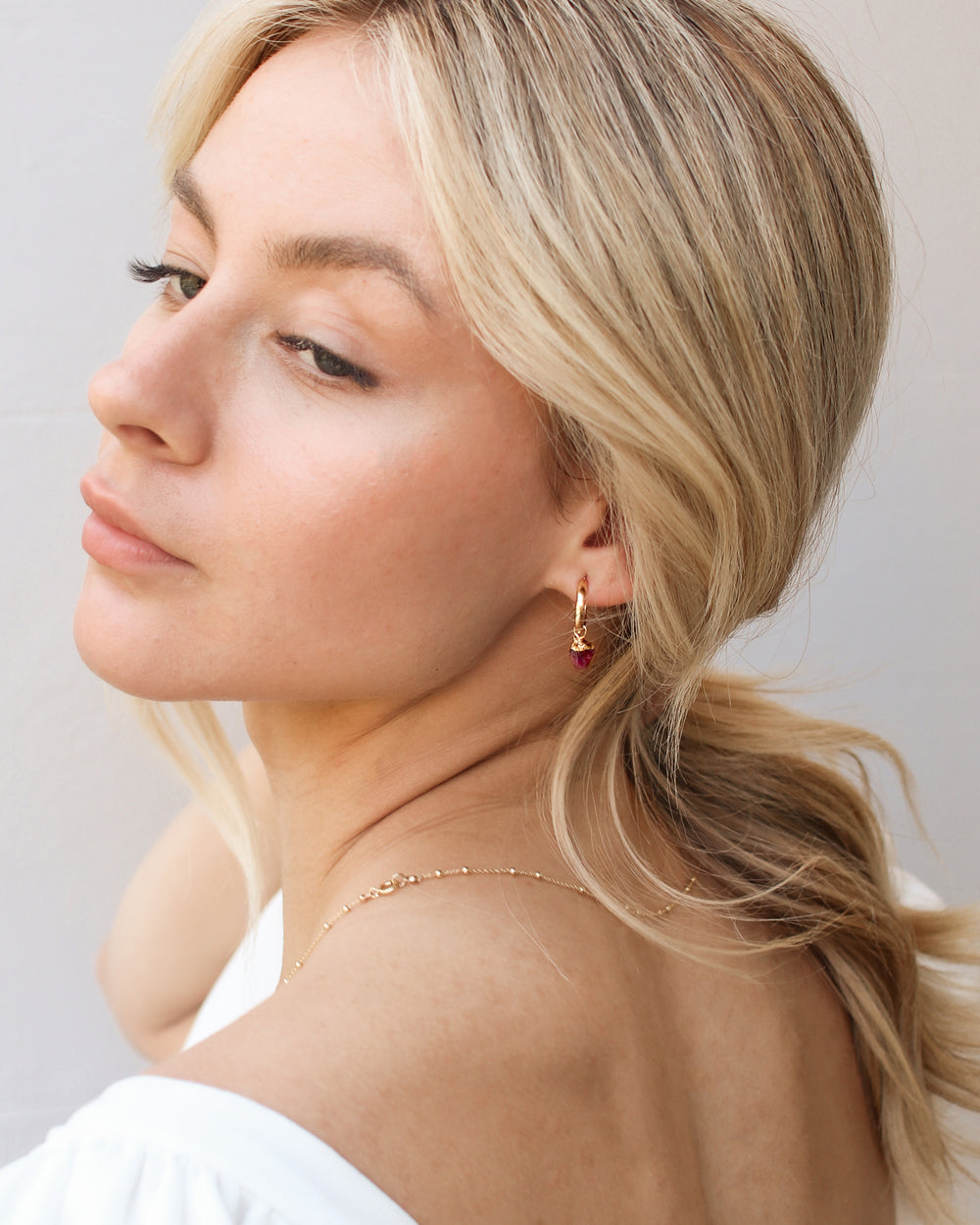 Ruby Earrings | July Birthstone