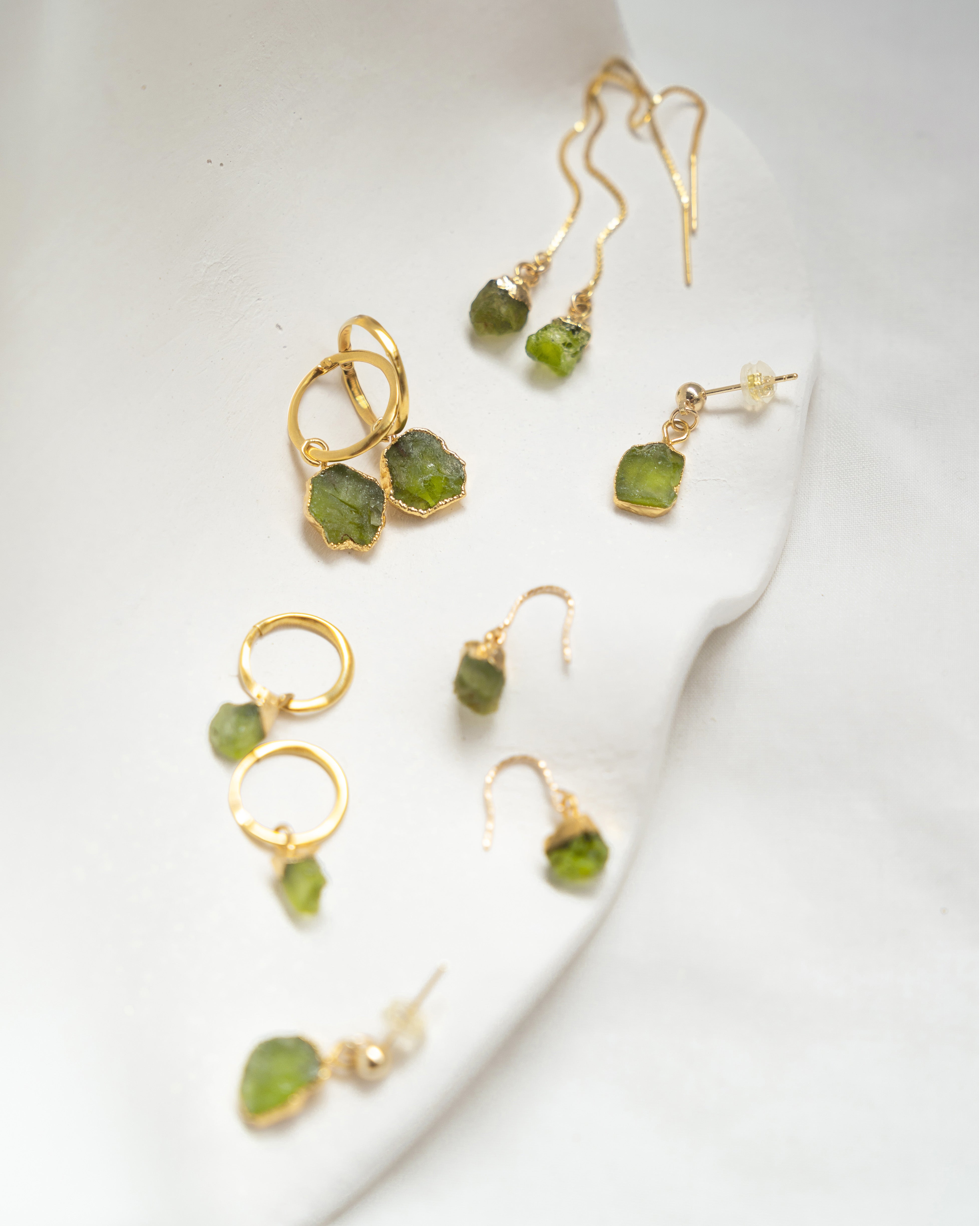 August | Peridot Birthstone Birthstone Earrings