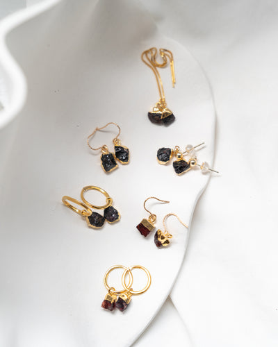 Garnet Earrings | January Birthstone