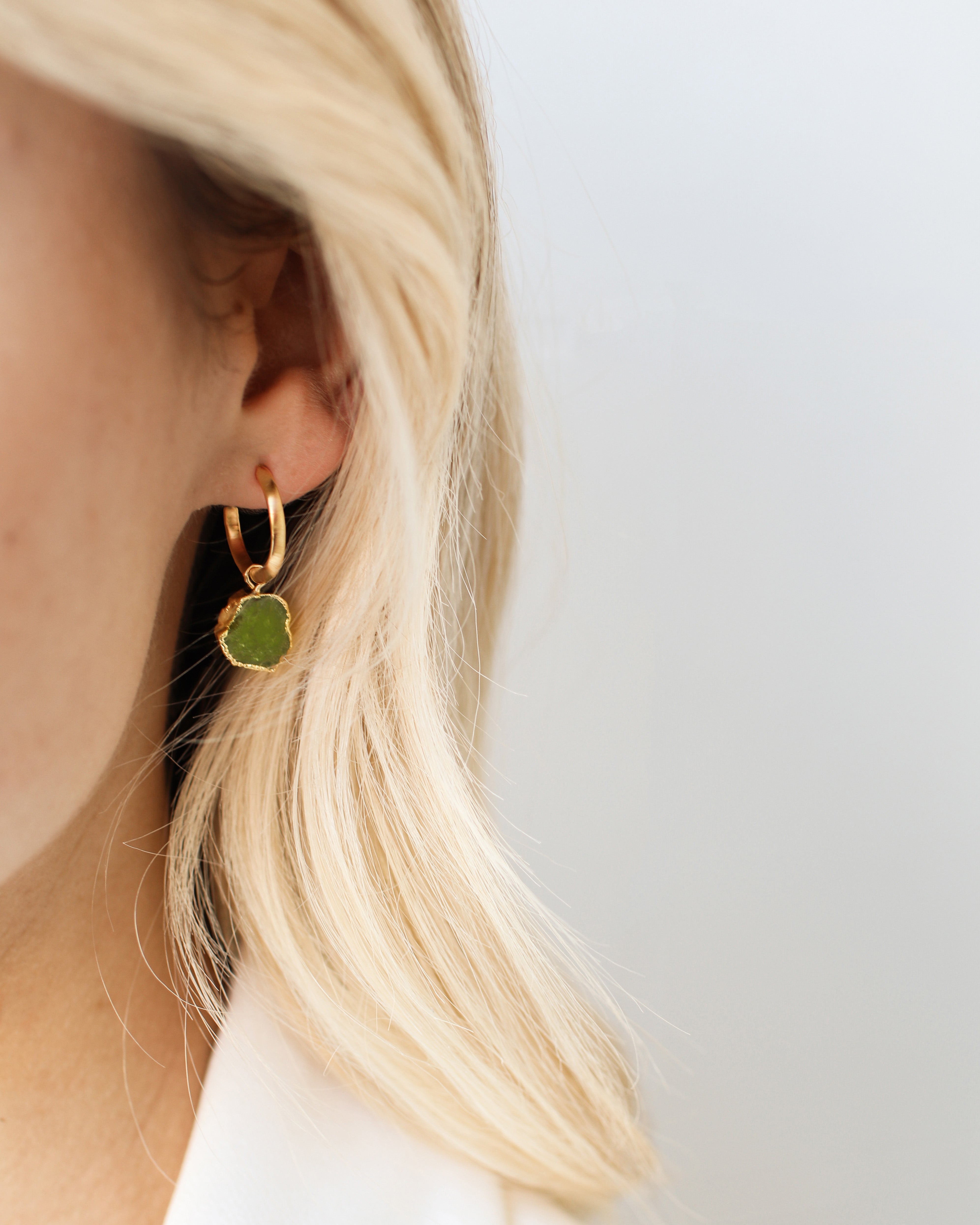 August | Peridot Birthstone Birthstone Earrings