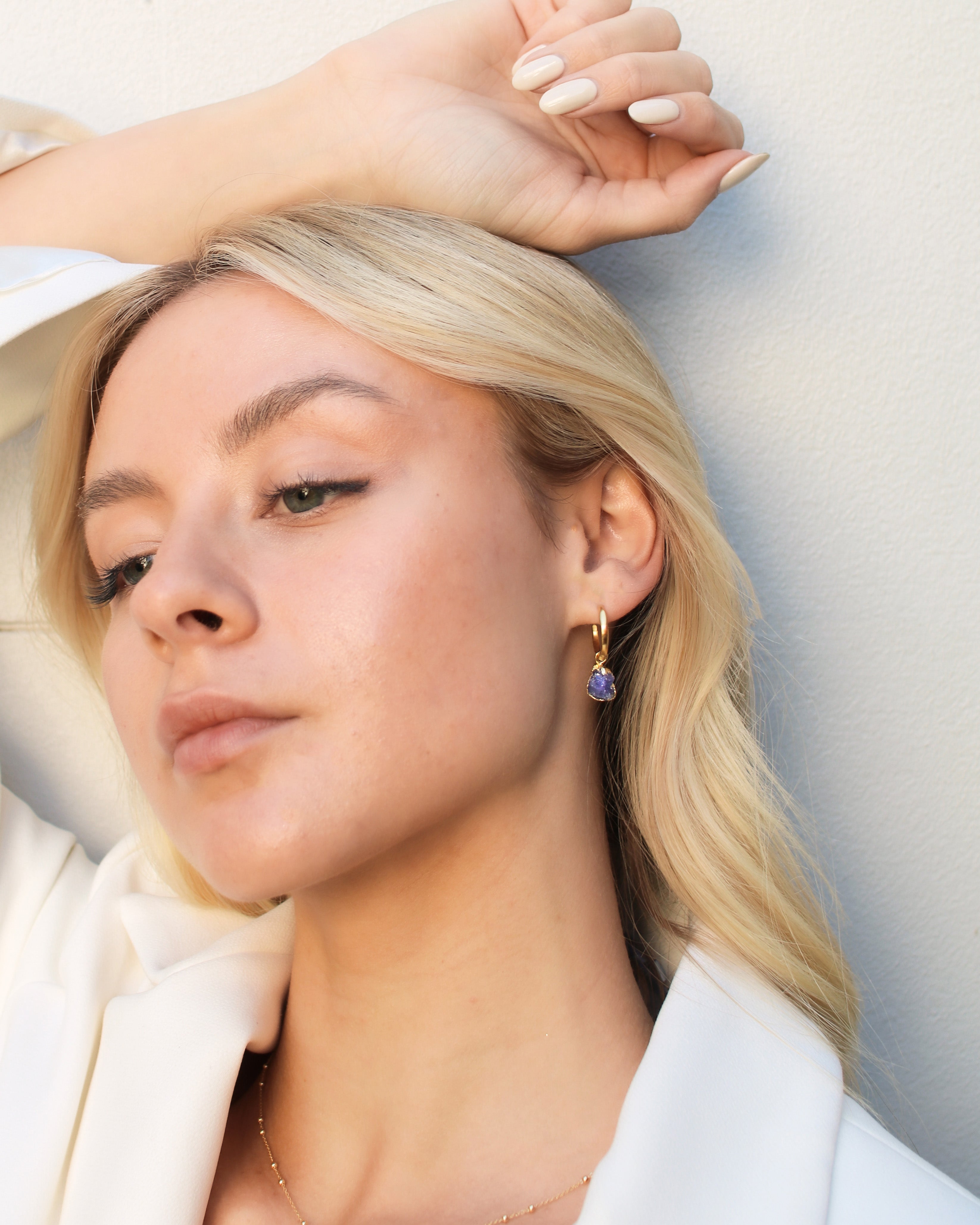 December | Tanzanite Birthstone Earrings