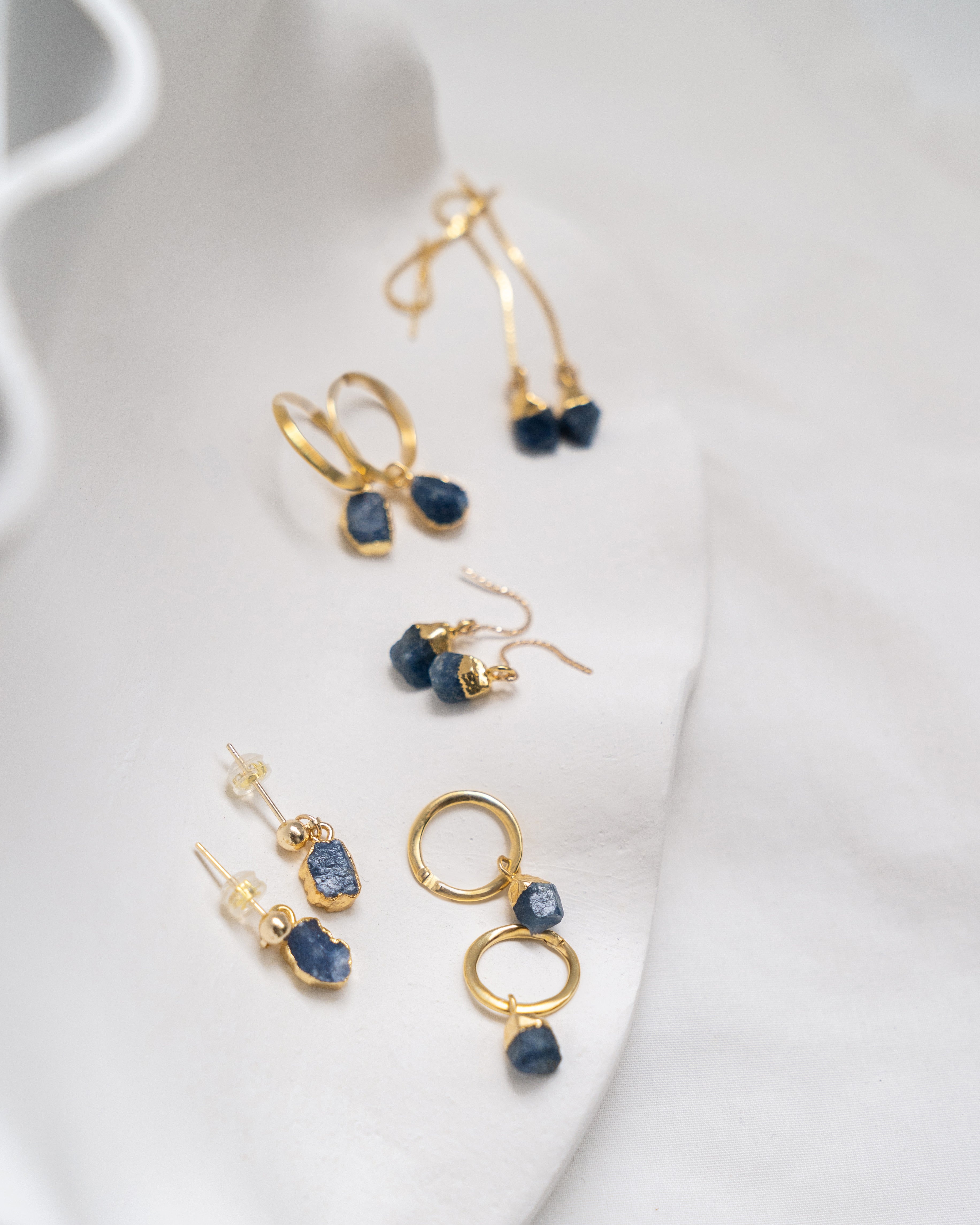 September | Sapphire Birthstone Earrings