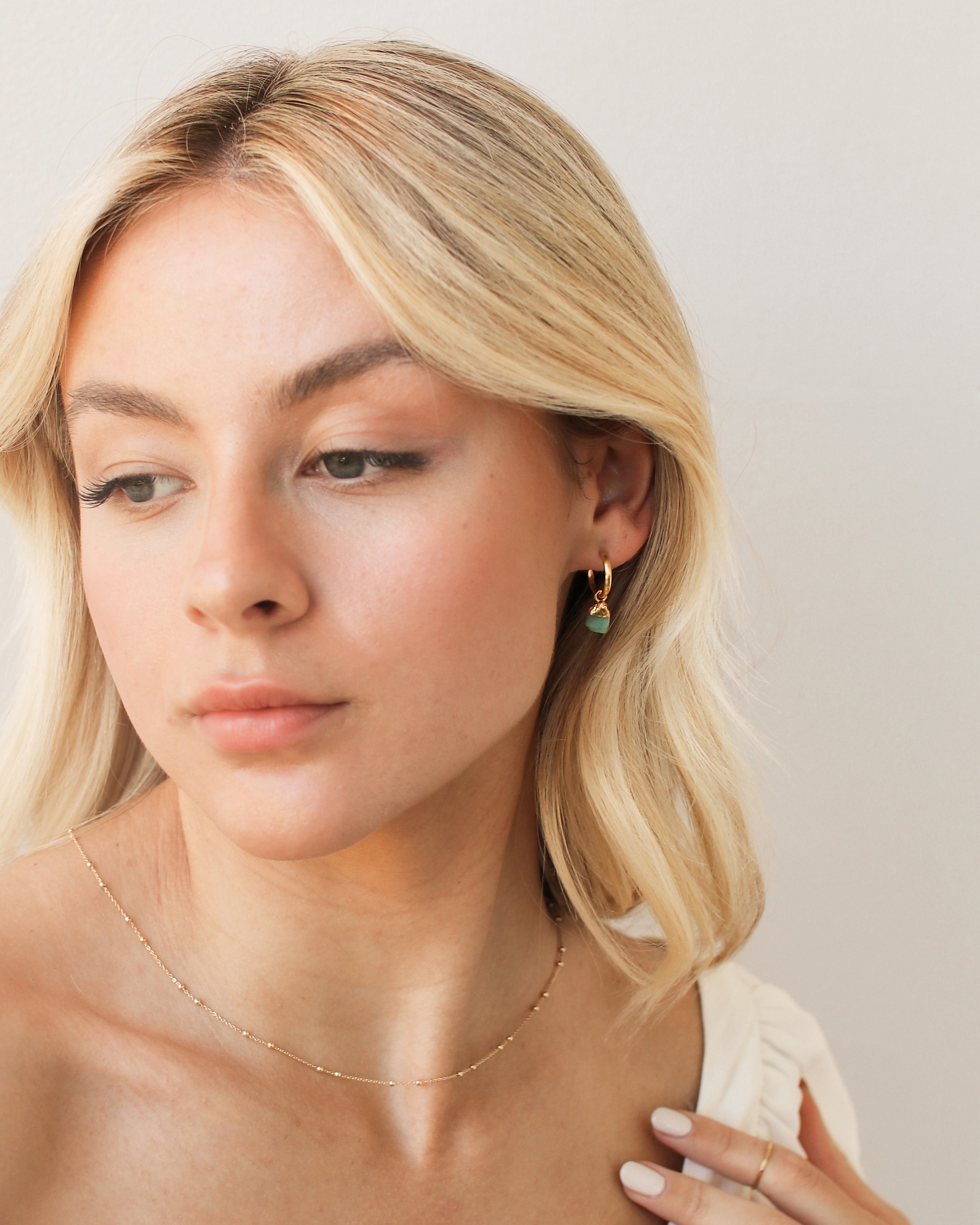 May | Emerald Birthstone Earrings