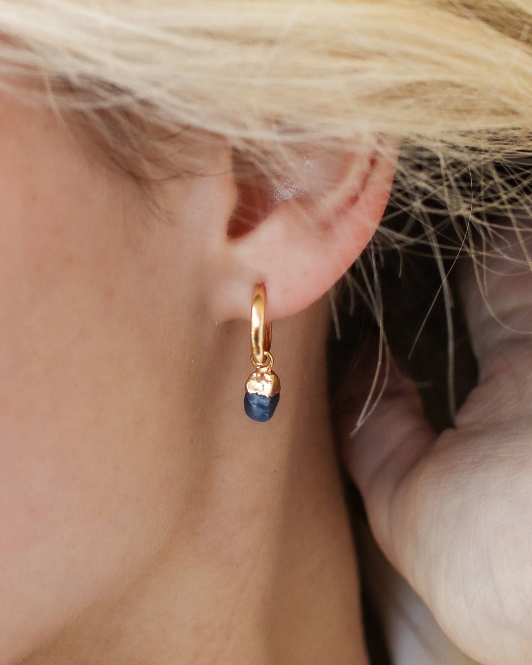 September | Sapphire Birthstone Earrings