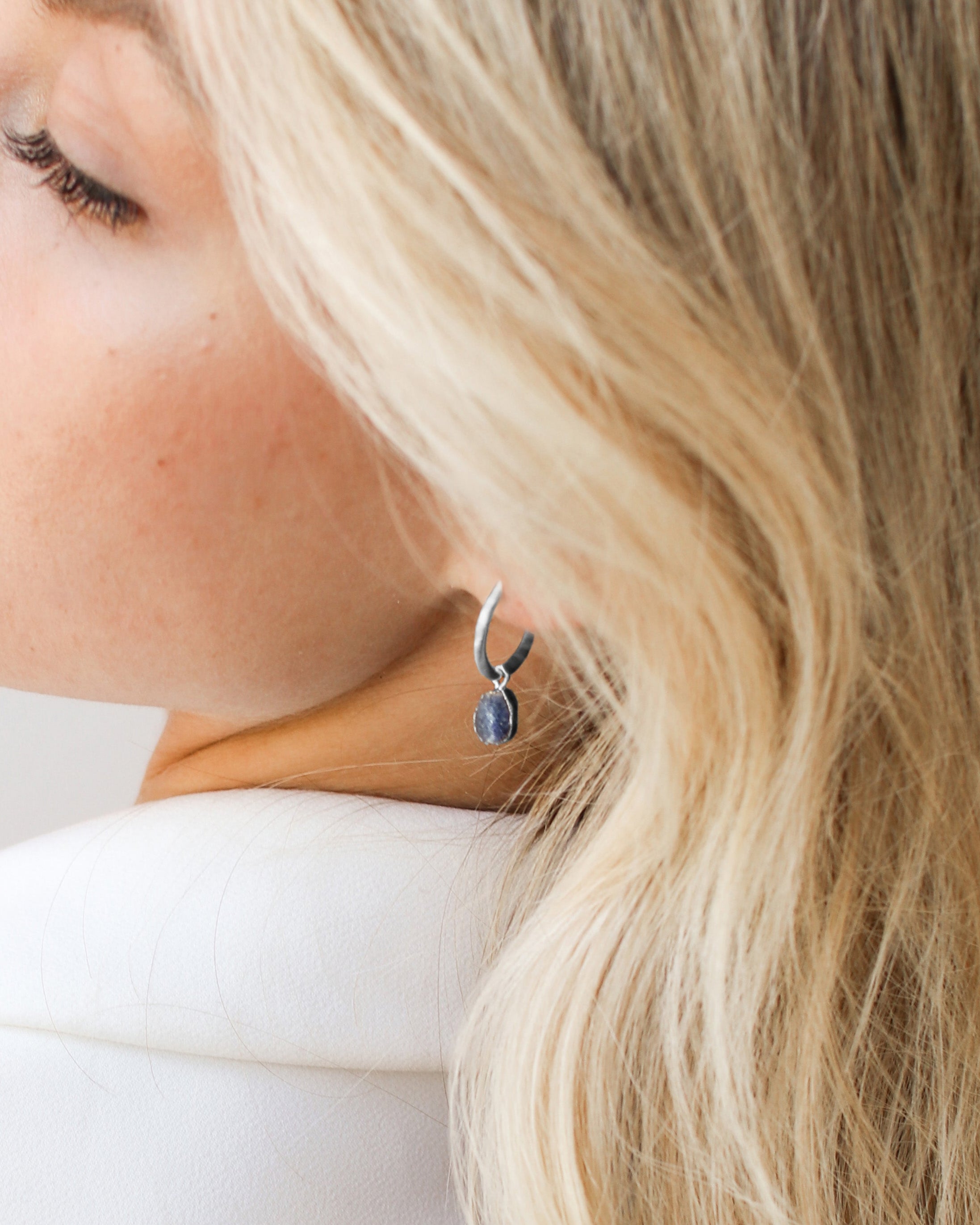 September | Sapphire Birthstone Earrings