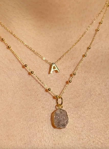 April | Herkimer Diamond Necklace