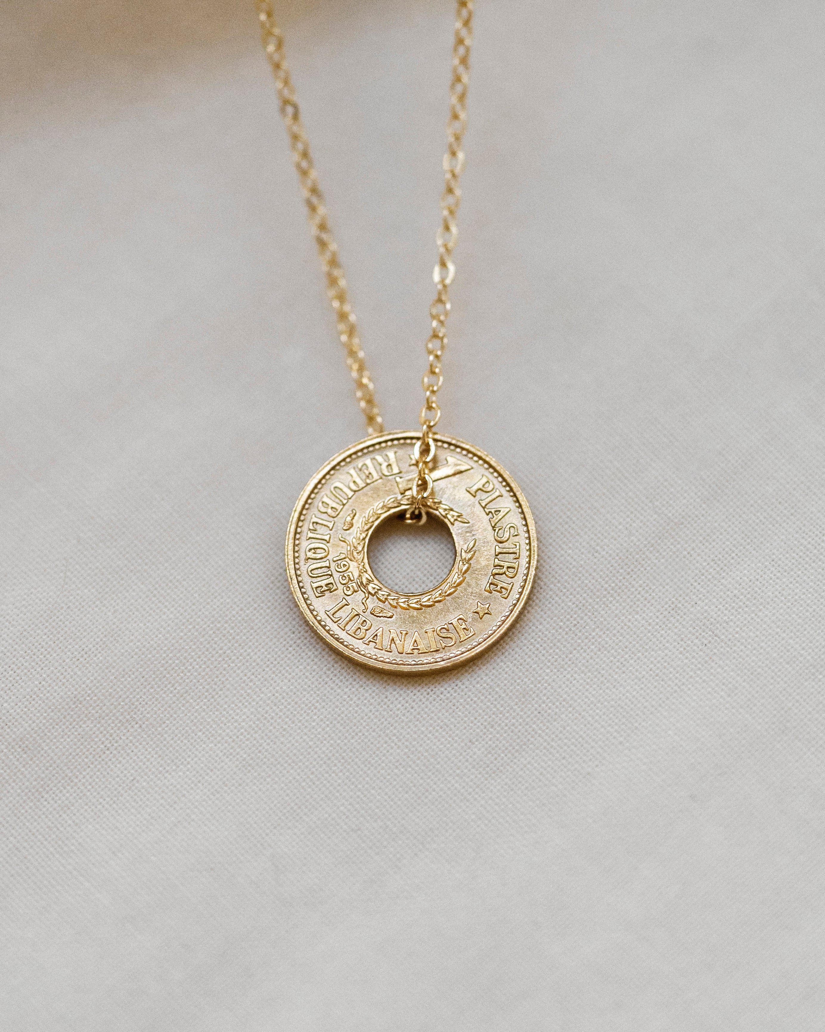 Lebanon | Scriptures Coin Necklace