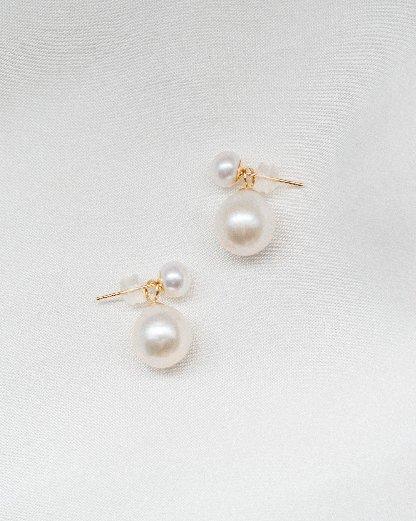 Pim Petite Pearl Earrings | Solid Gold