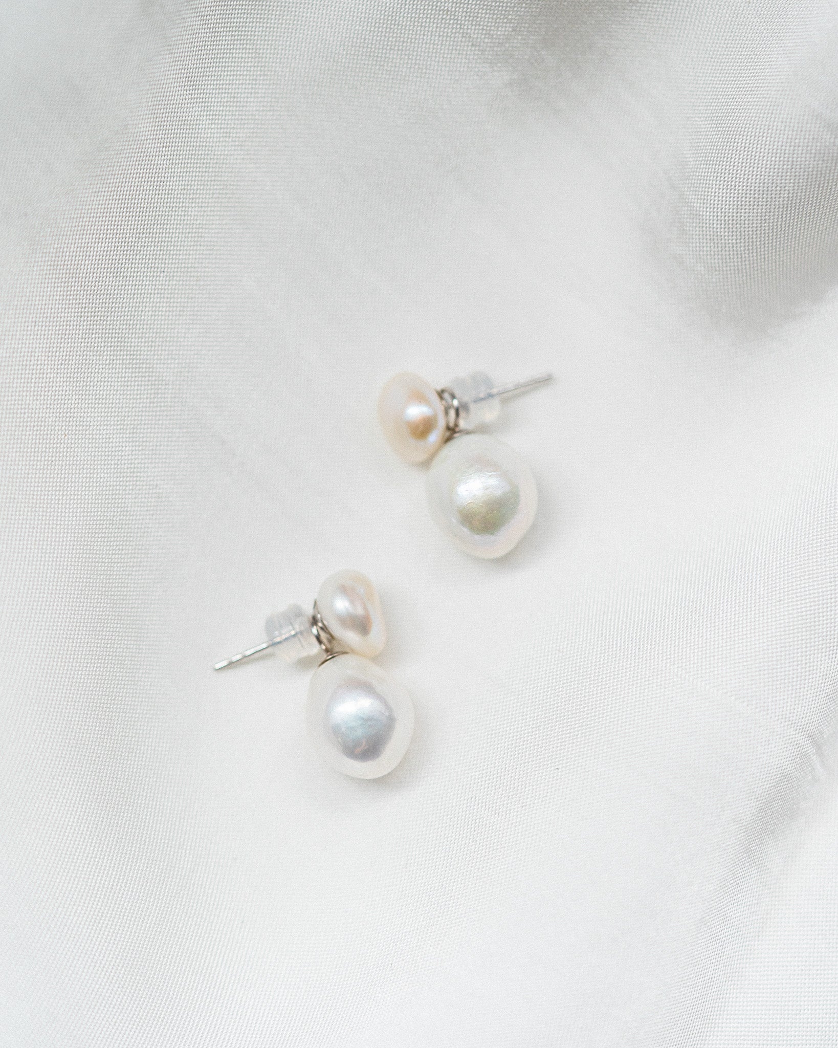 Pim Petite Pearl Earrings | Solid Gold