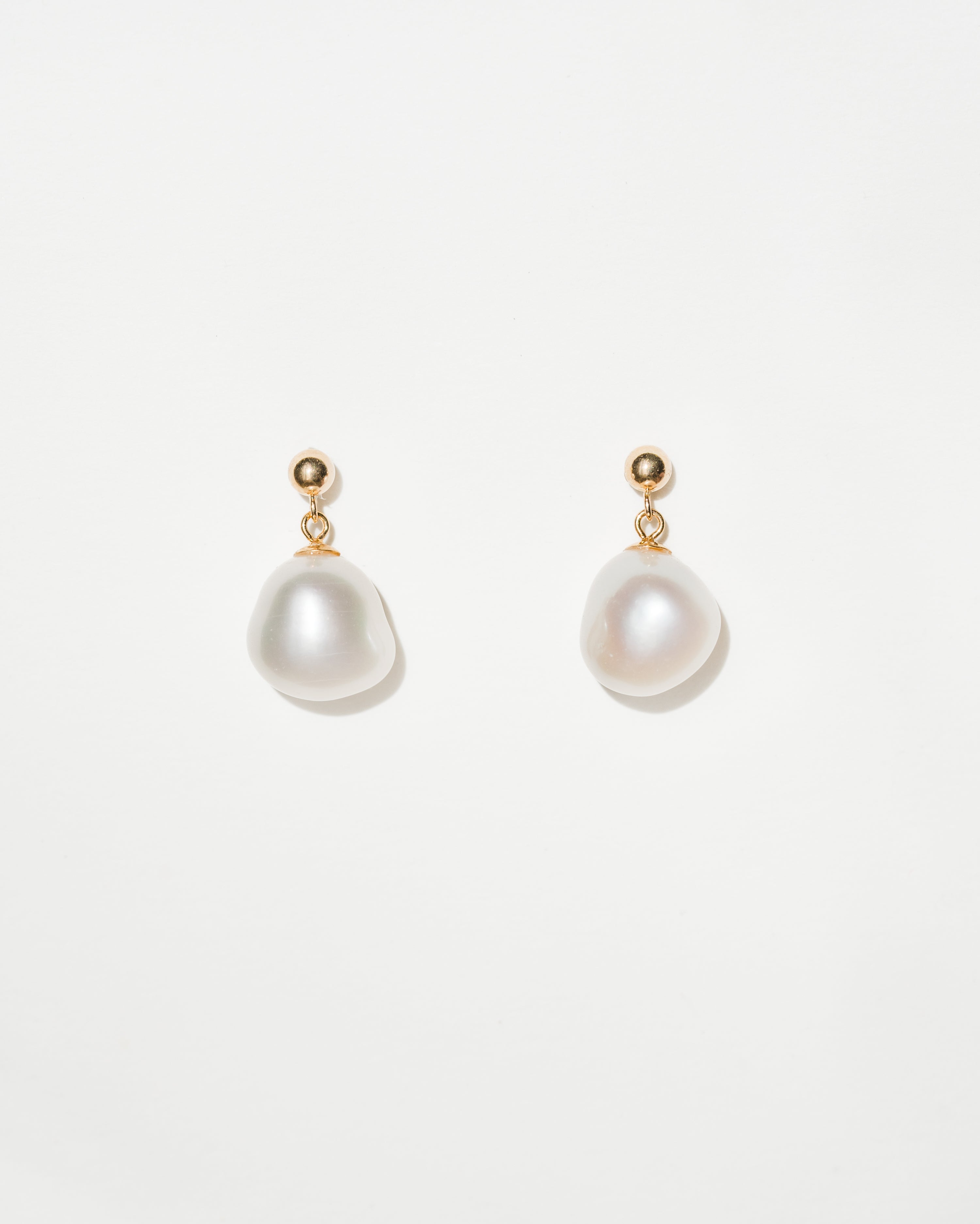 Elisse Single Drop Stud | Solid Gold