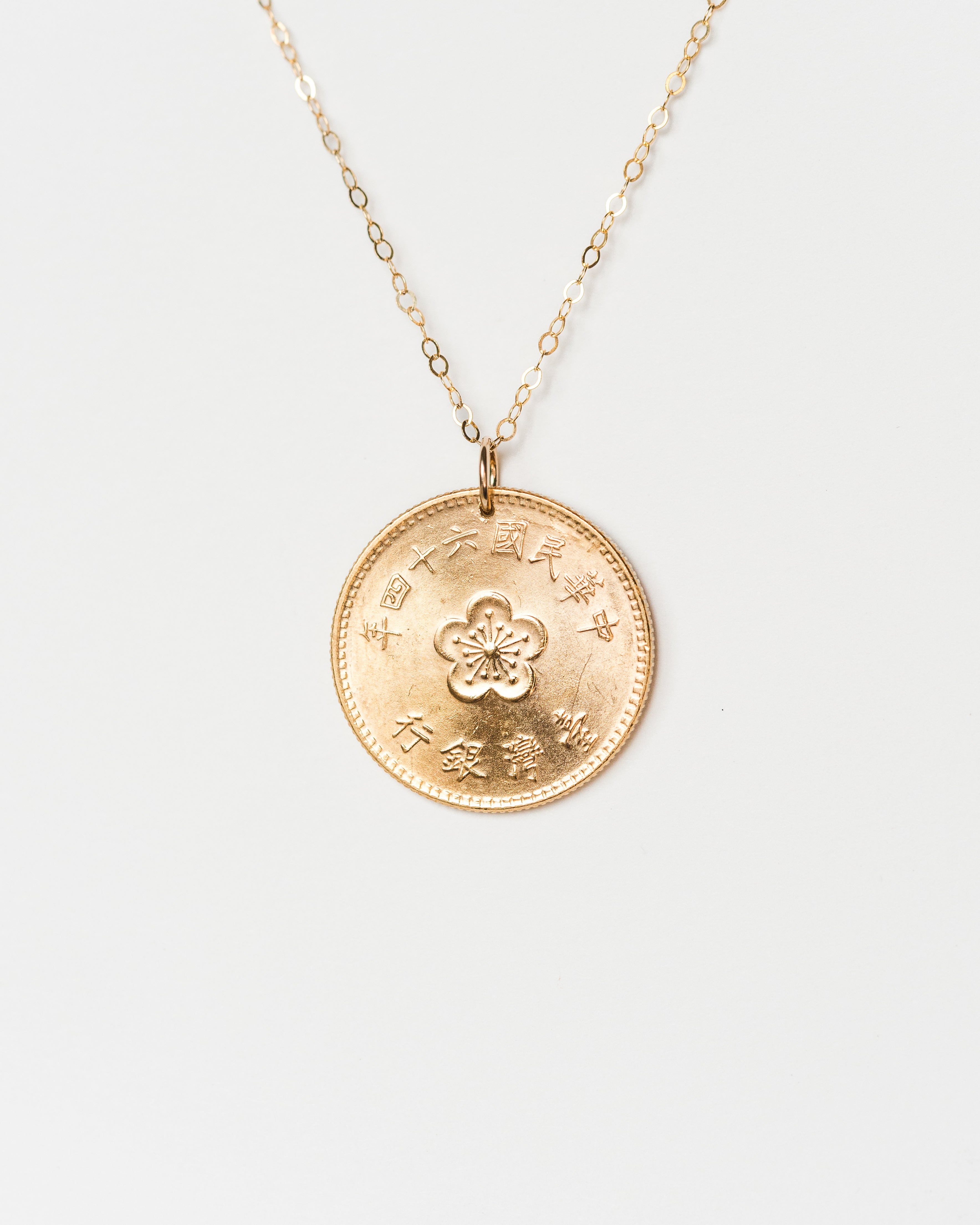Taiwan | Florals Coin Necklace