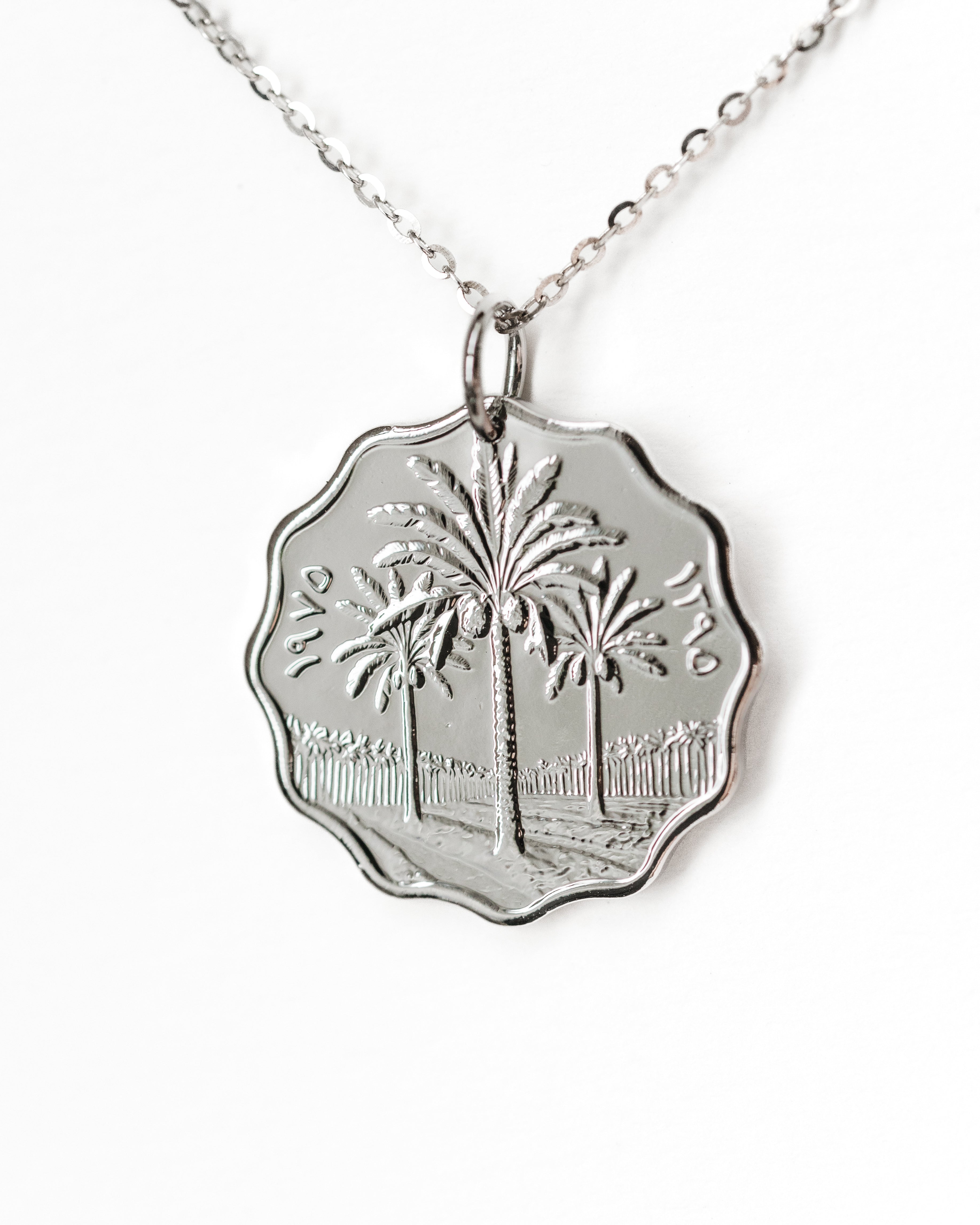 Iraq | Palm Trees Coin Necklace