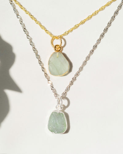Aquamarine Necklace | March Birthstone
