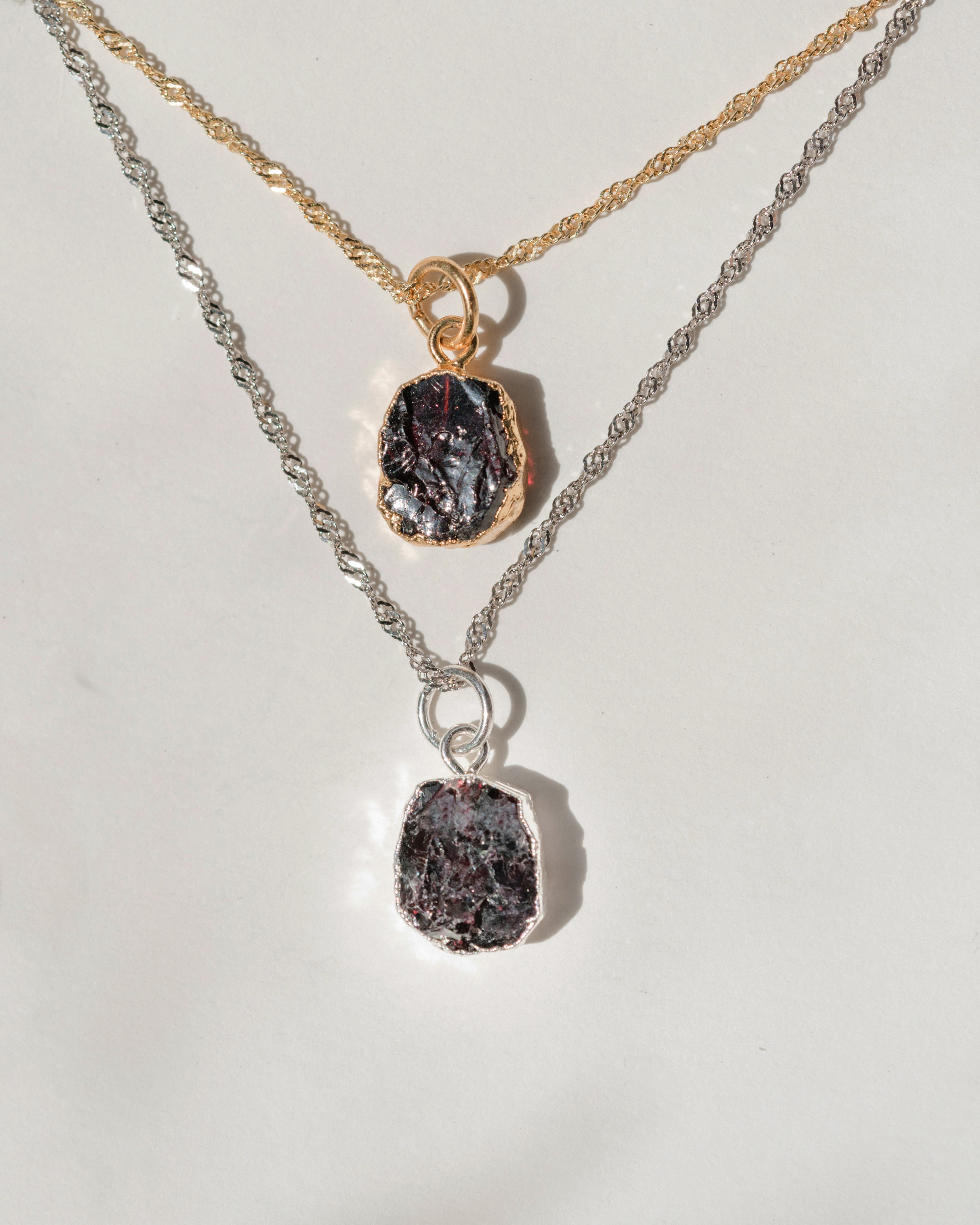 January Birthstone | Garnet Necklace