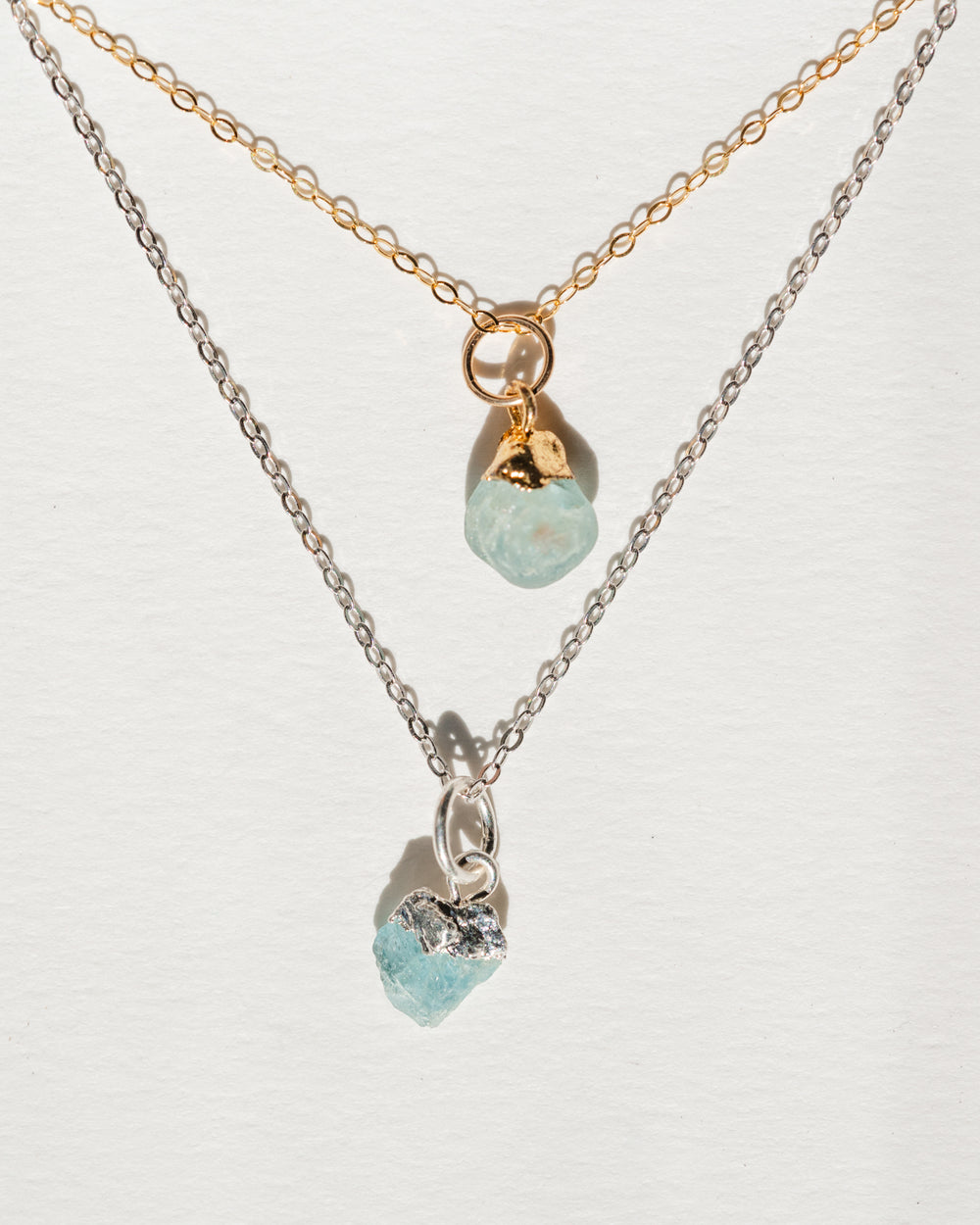 Aquamarine Necklace | March Birthstone