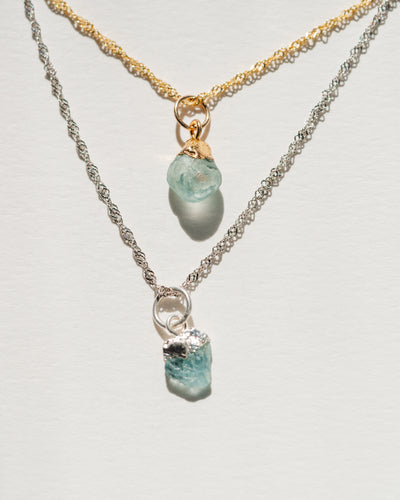 Aquamarine Necklace | March Birthstone