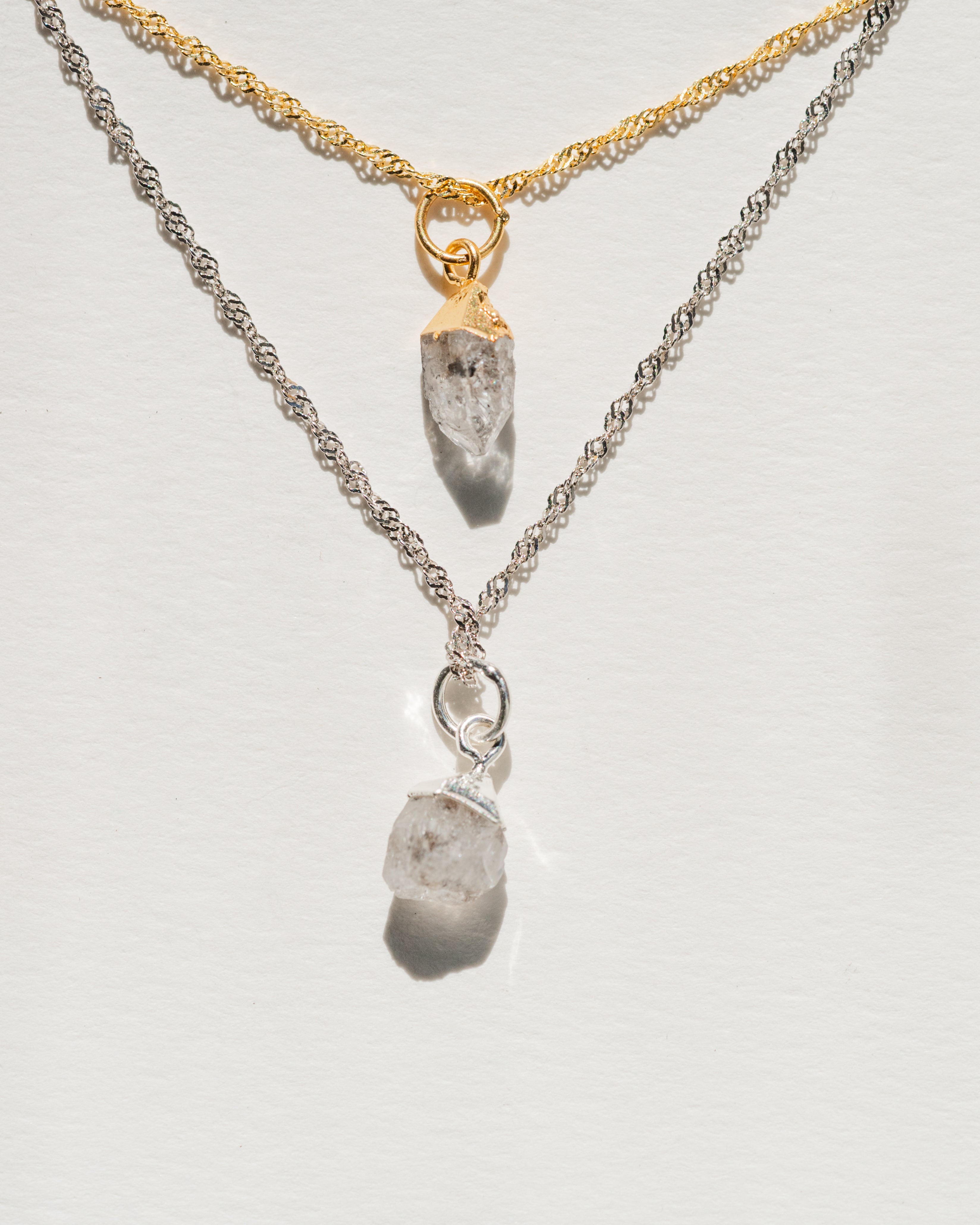 April Birthstone | Herkimer Diamond Necklace