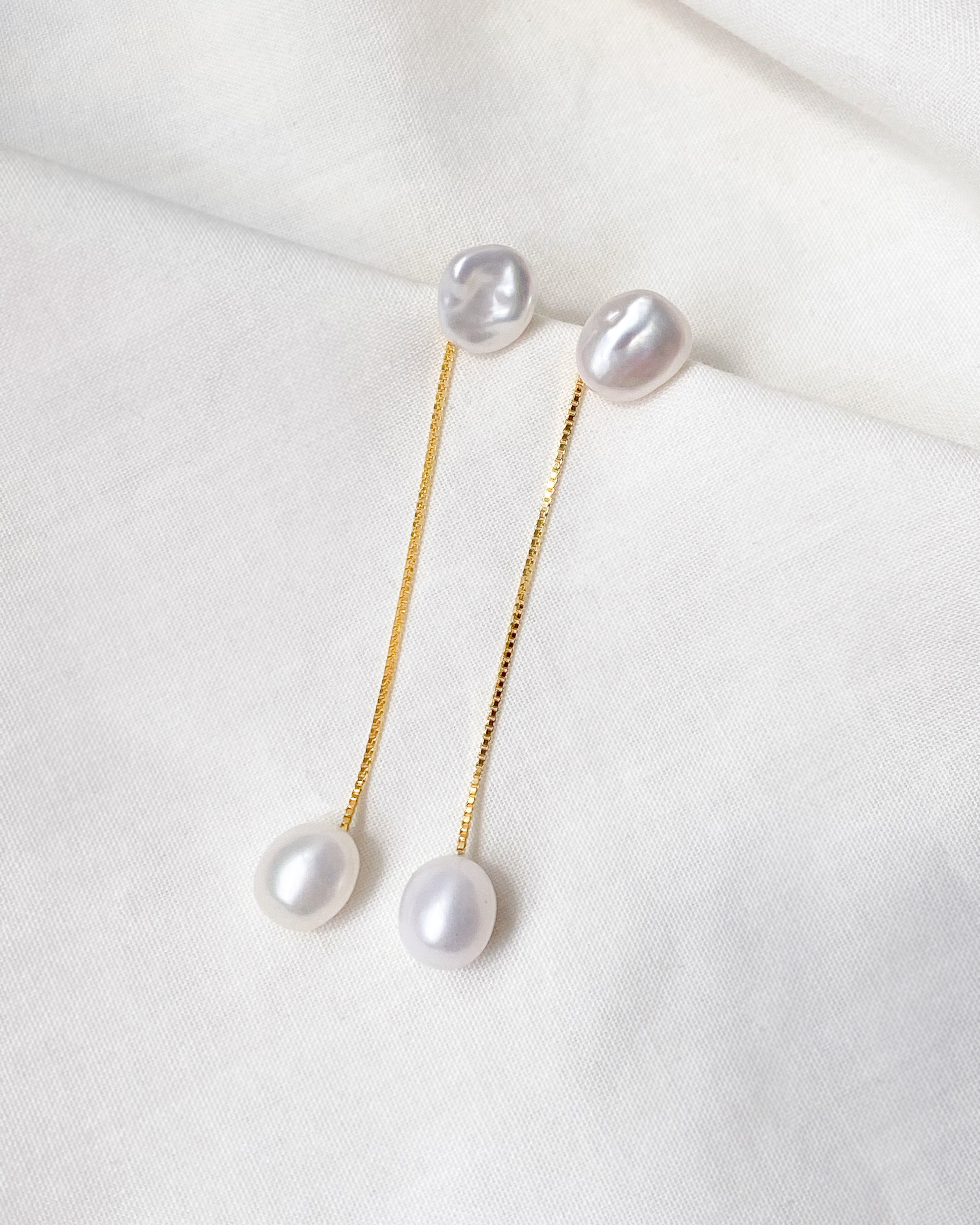 Menaka II Pearl Earrings