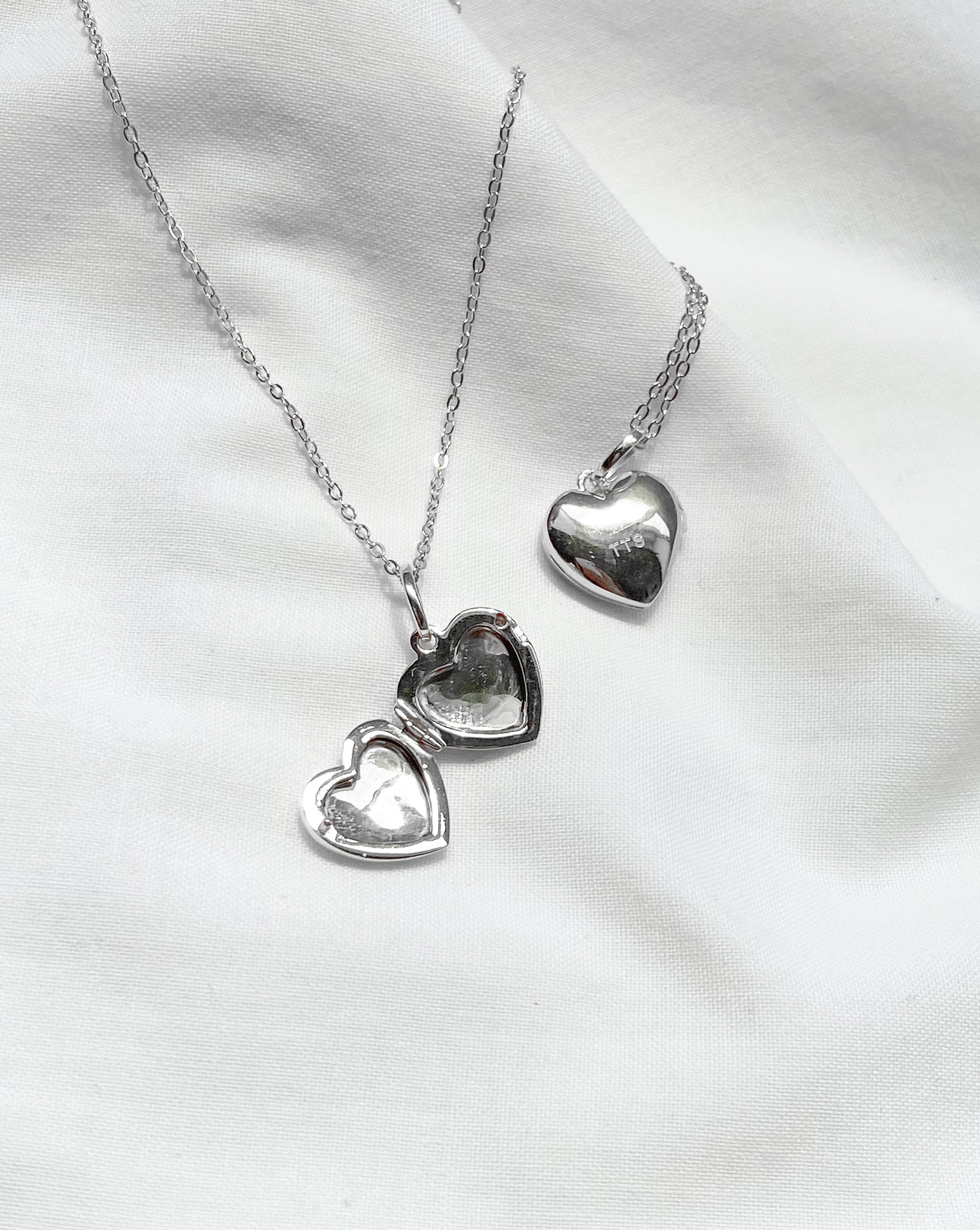 SAMPLE - Love Heart Locket on Plain Chain