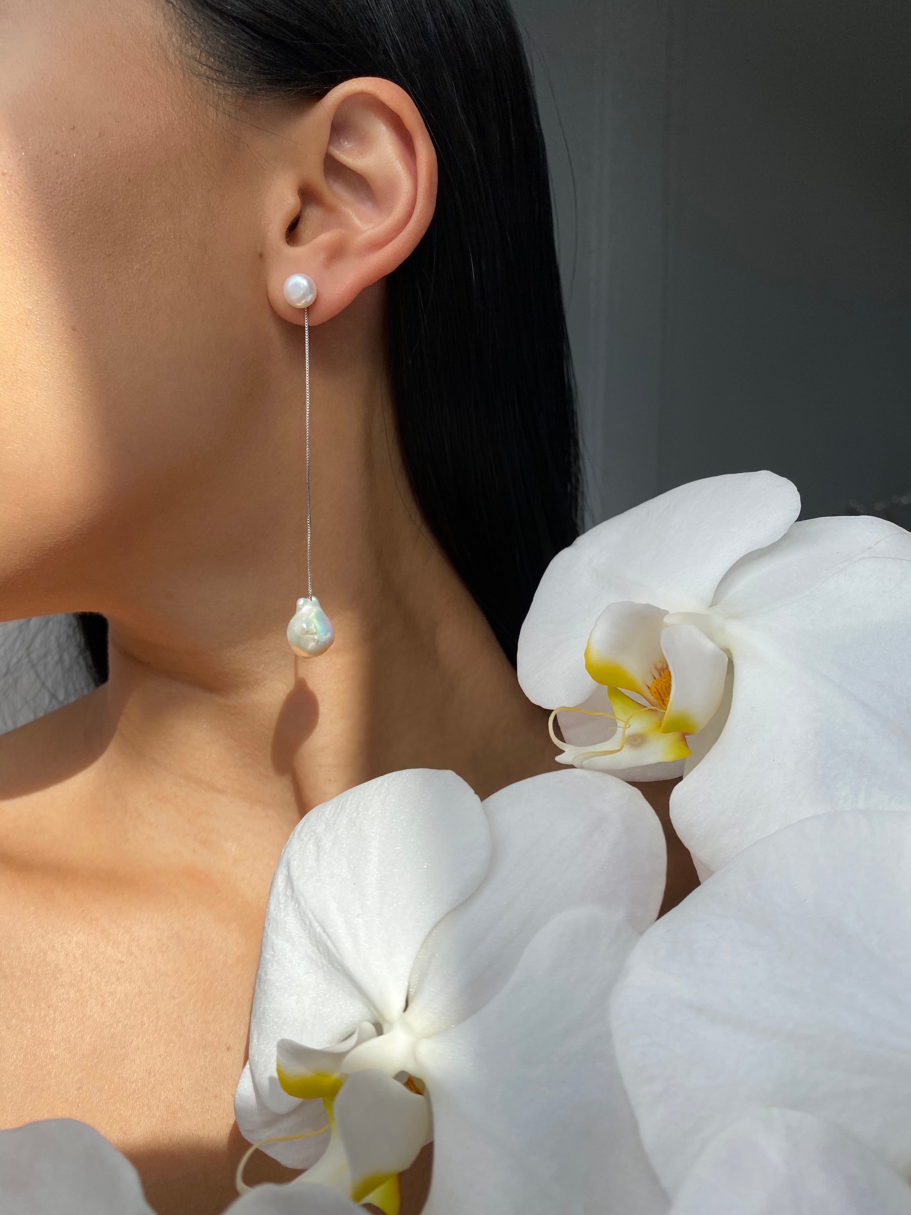 Menaka I Petite Pearl Earrings