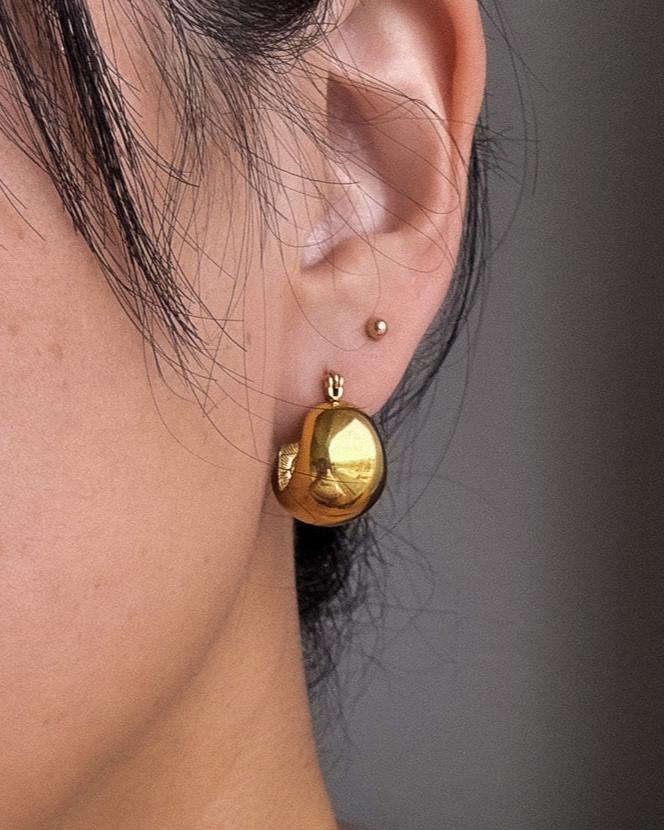 Medium Dome Earrings