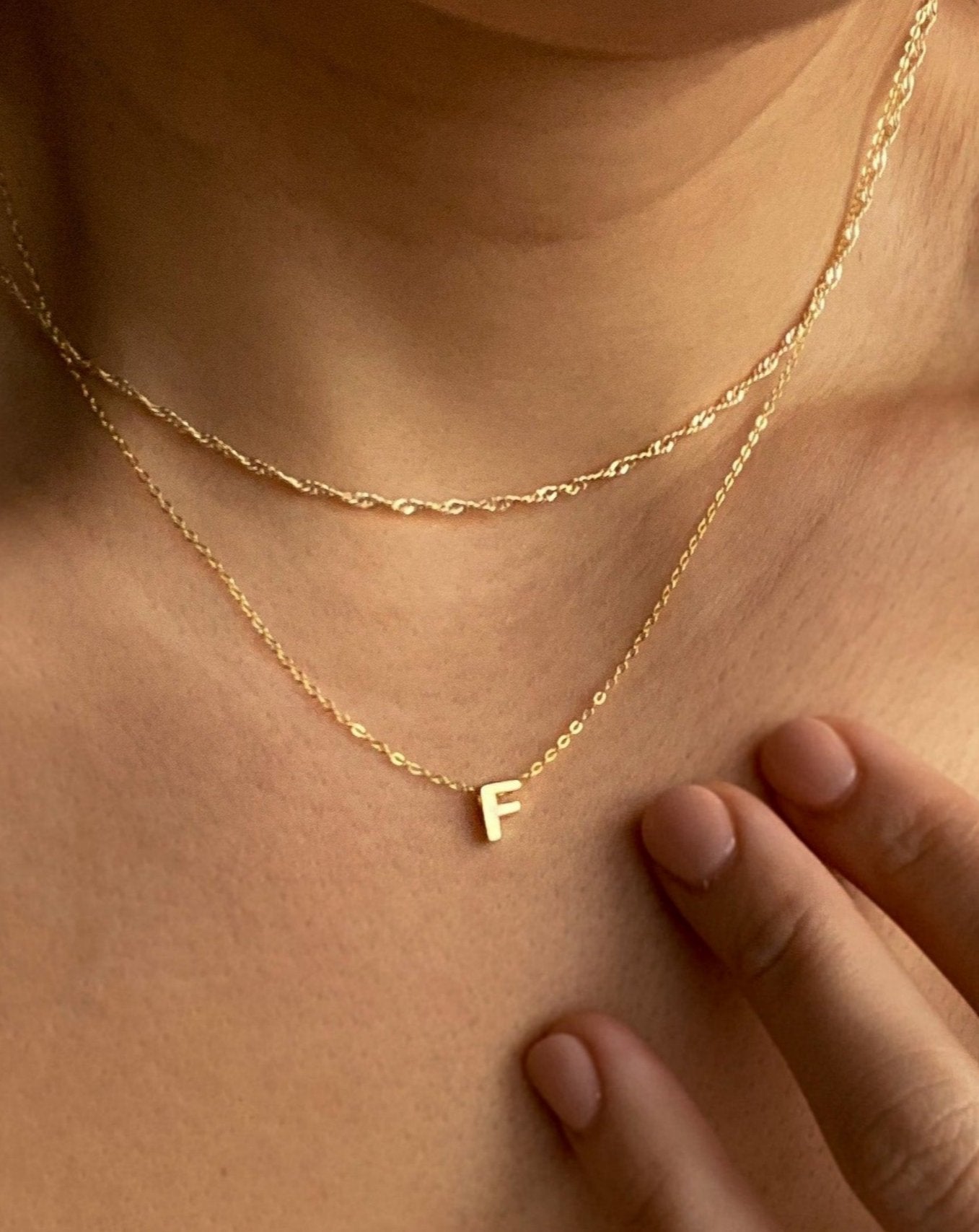 F - Alphabet Necklace