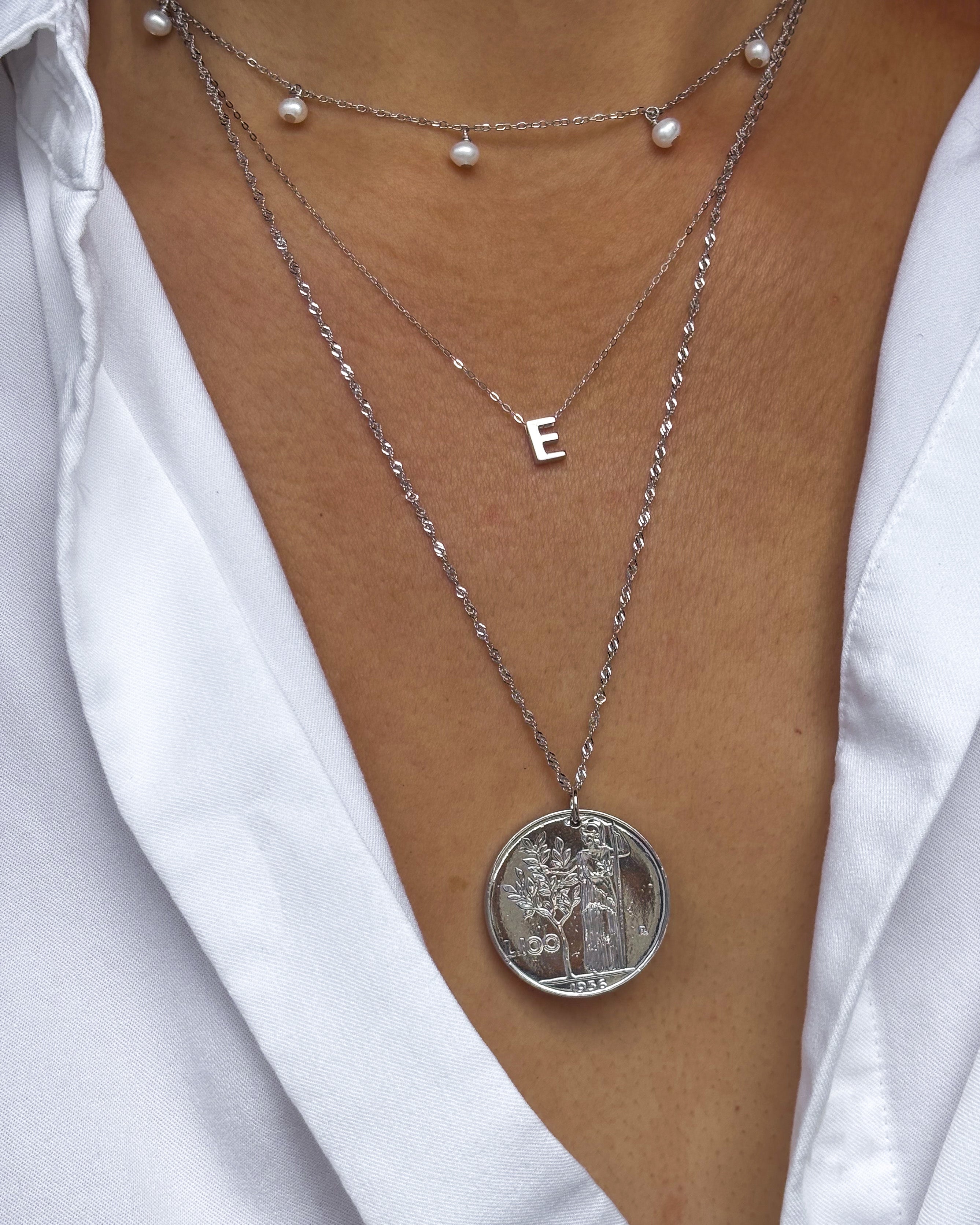 Italy | Minerva Coin Necklace
