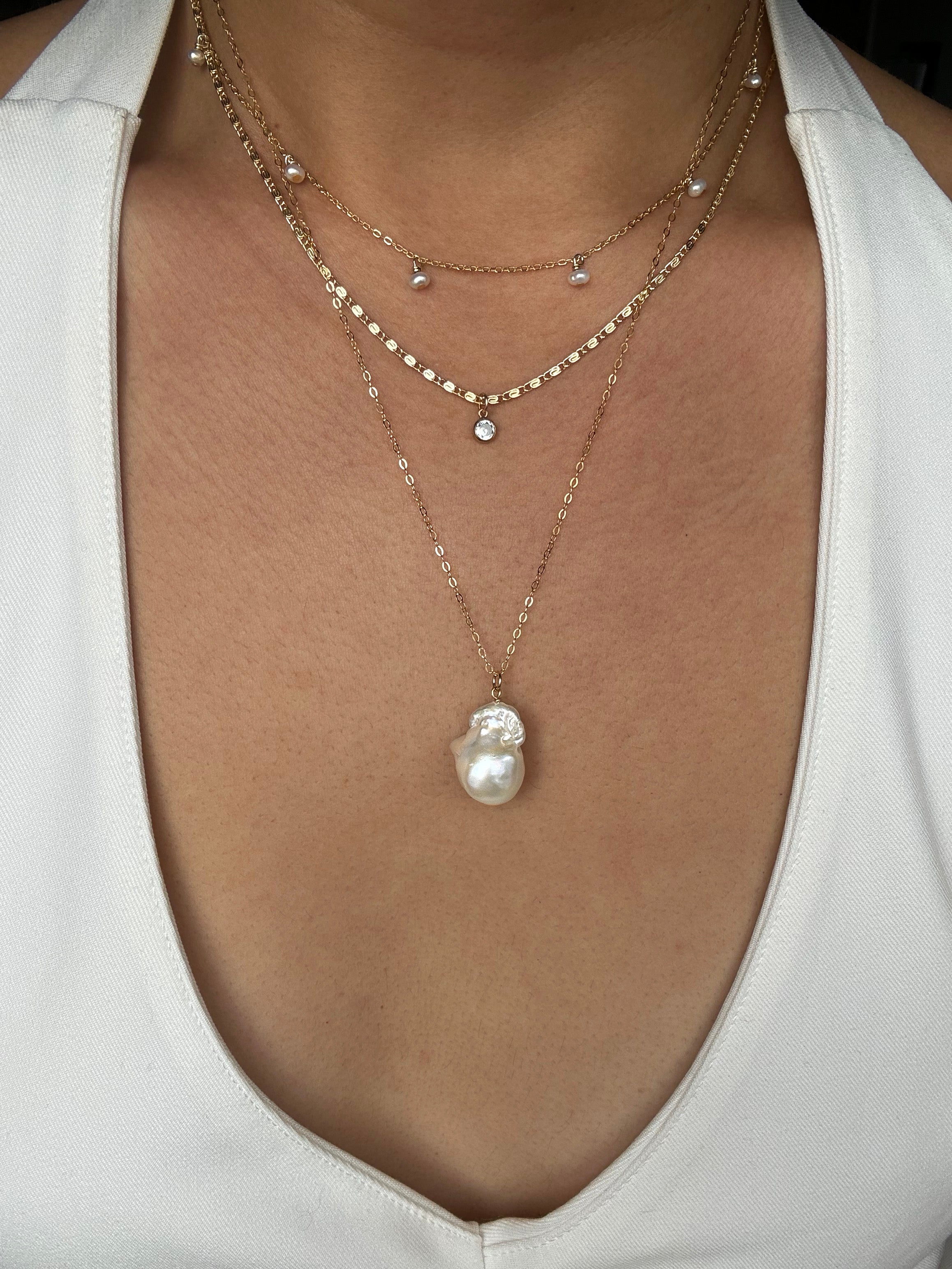 Kimberly Pearl Necklace