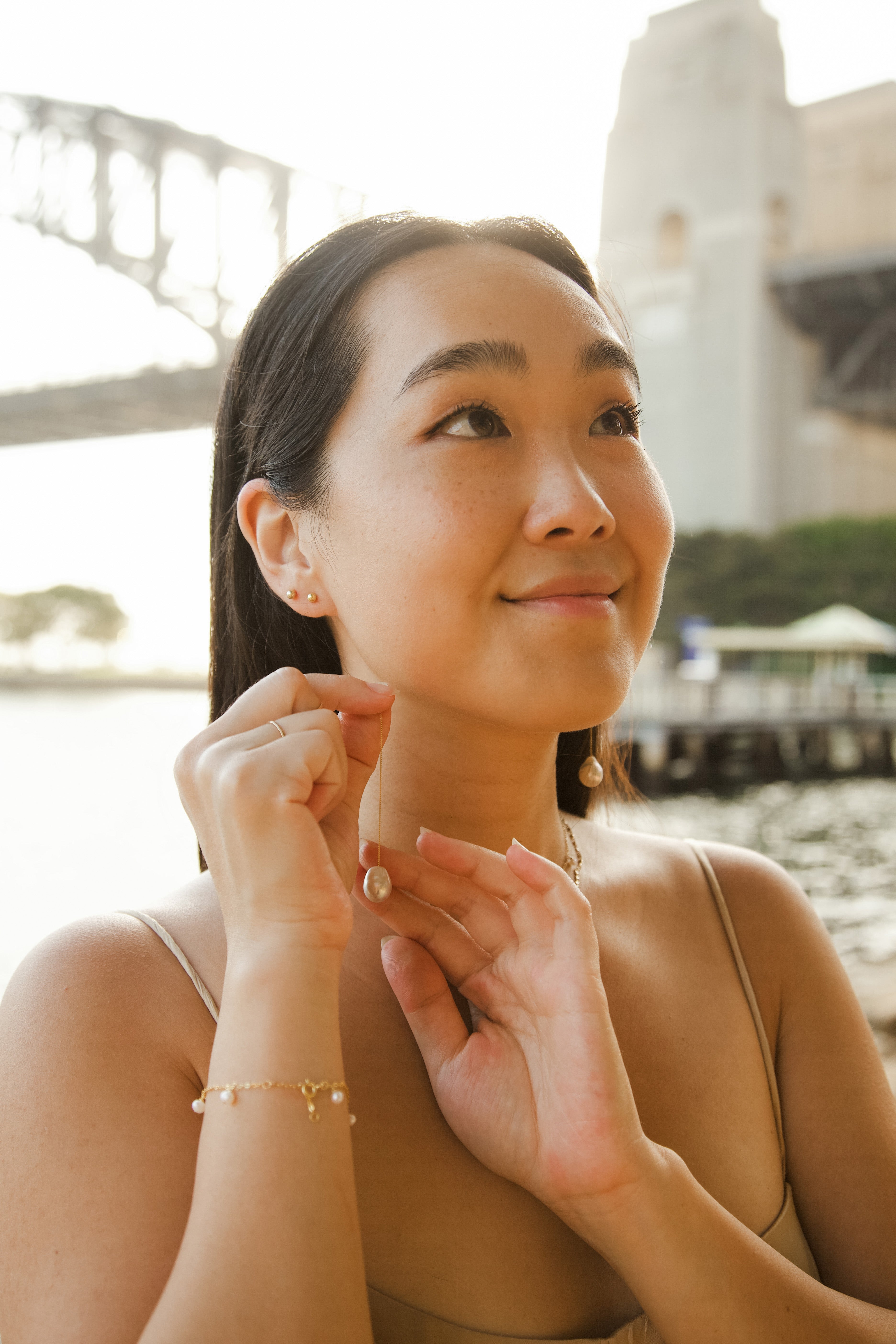 Natalie Pearl Earrings