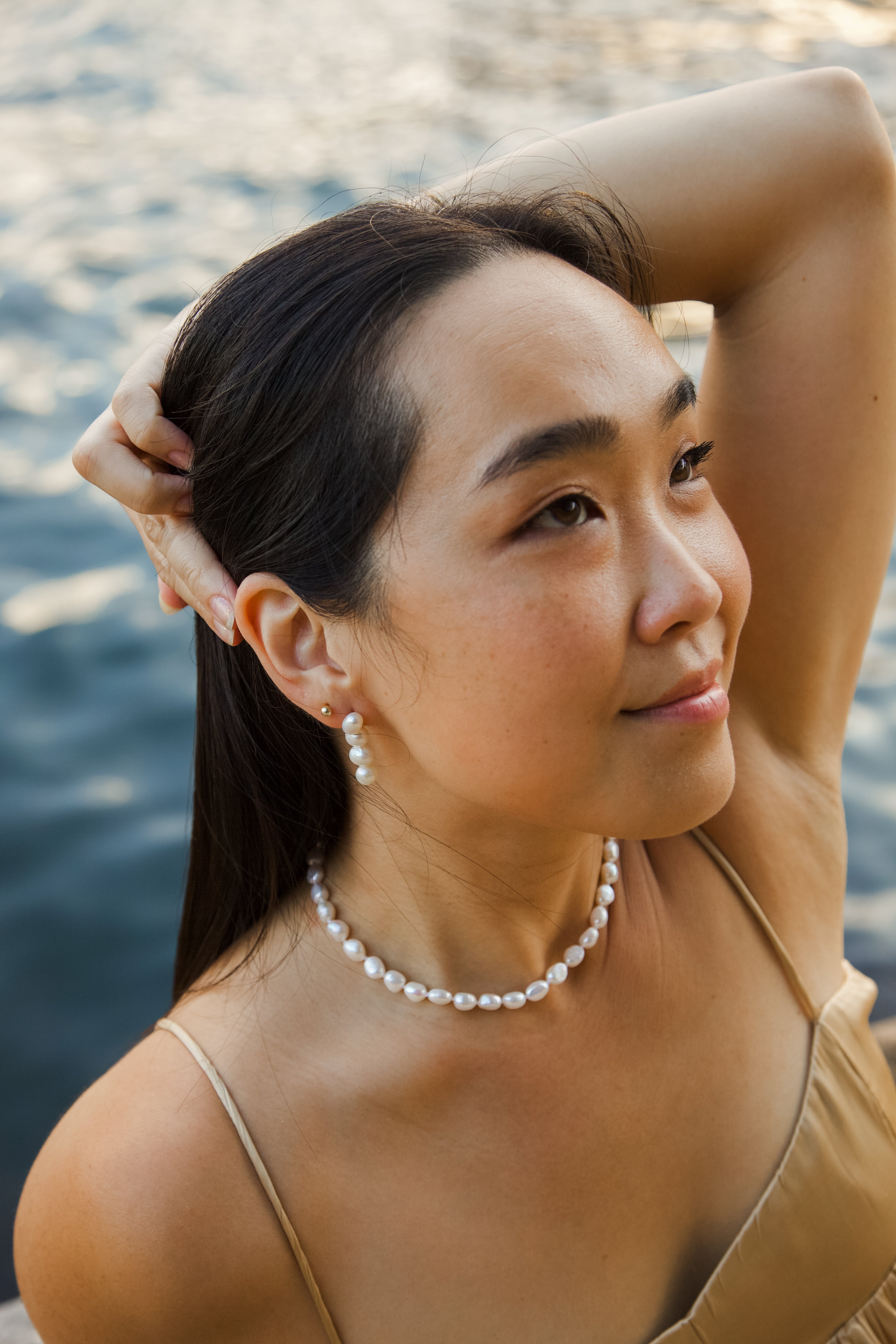 Elisse Single Pearl Choker