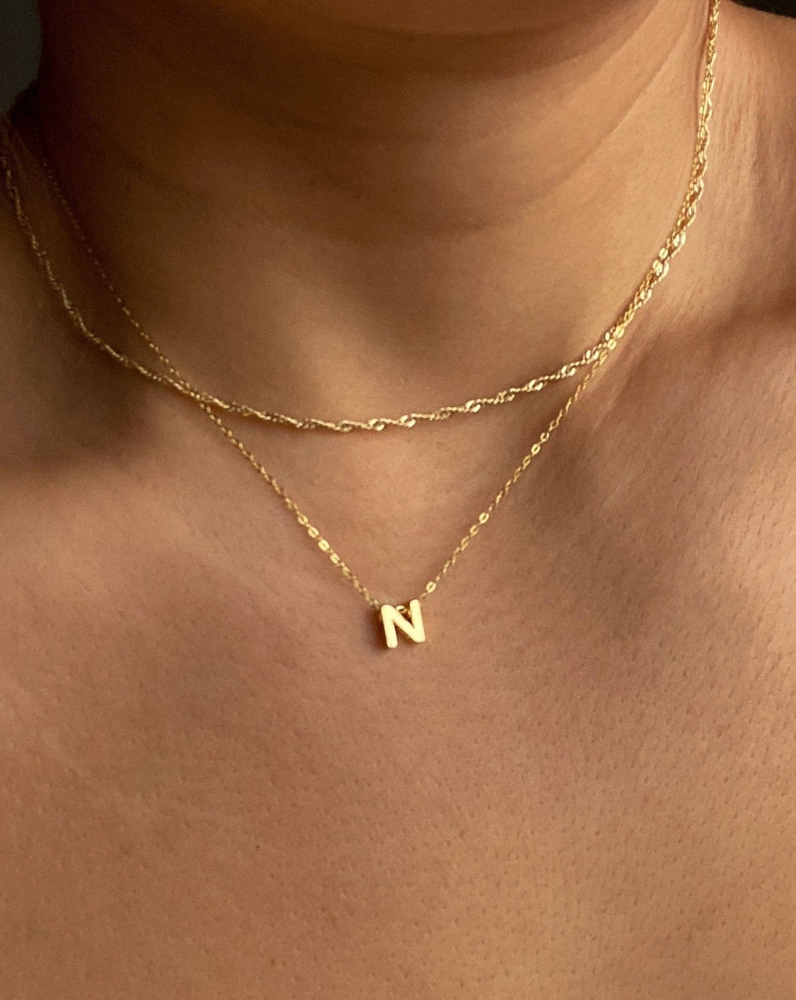 N - Alphabet Necklace