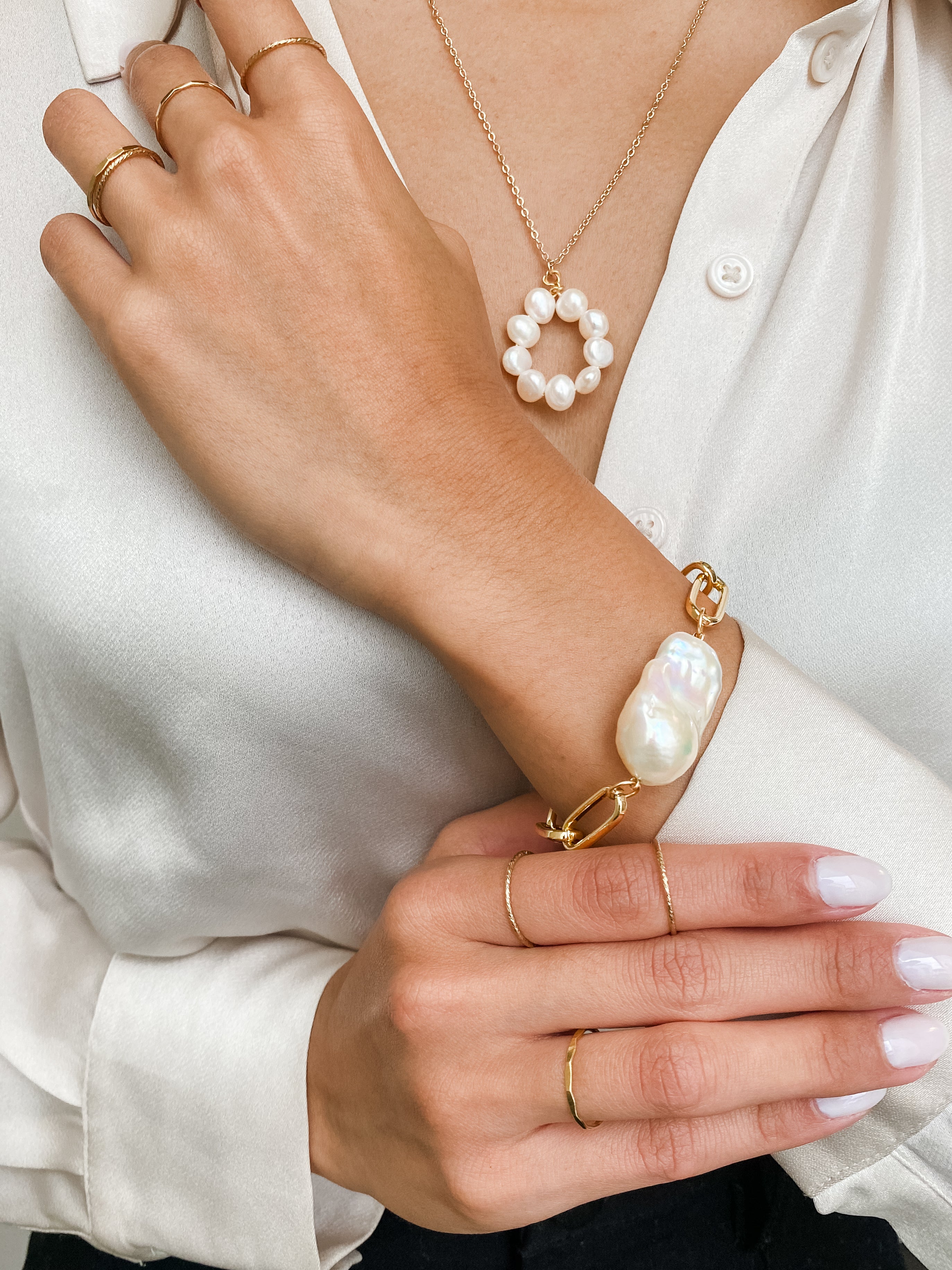 Alison Pearl Necklace