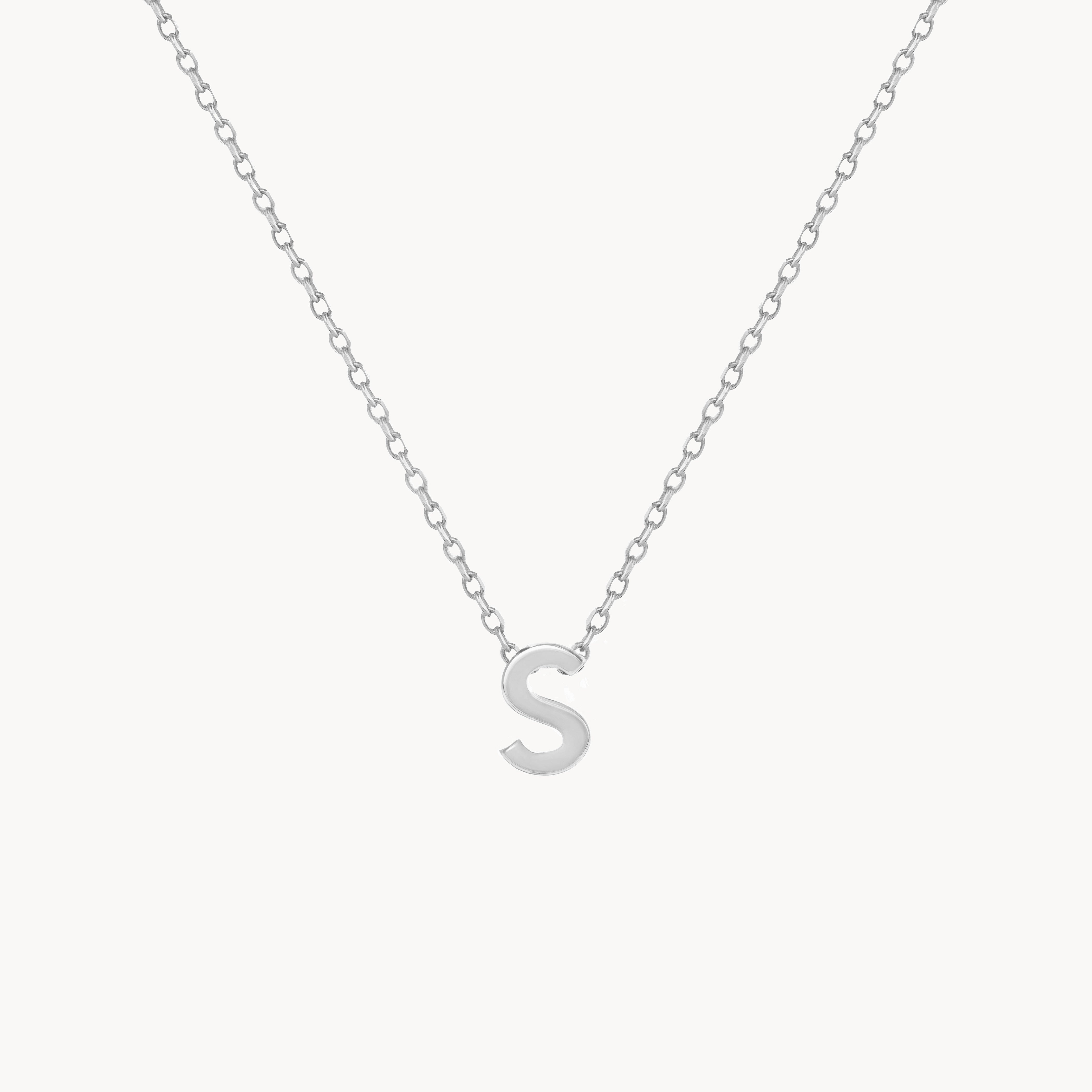 S - Alphabet Necklace