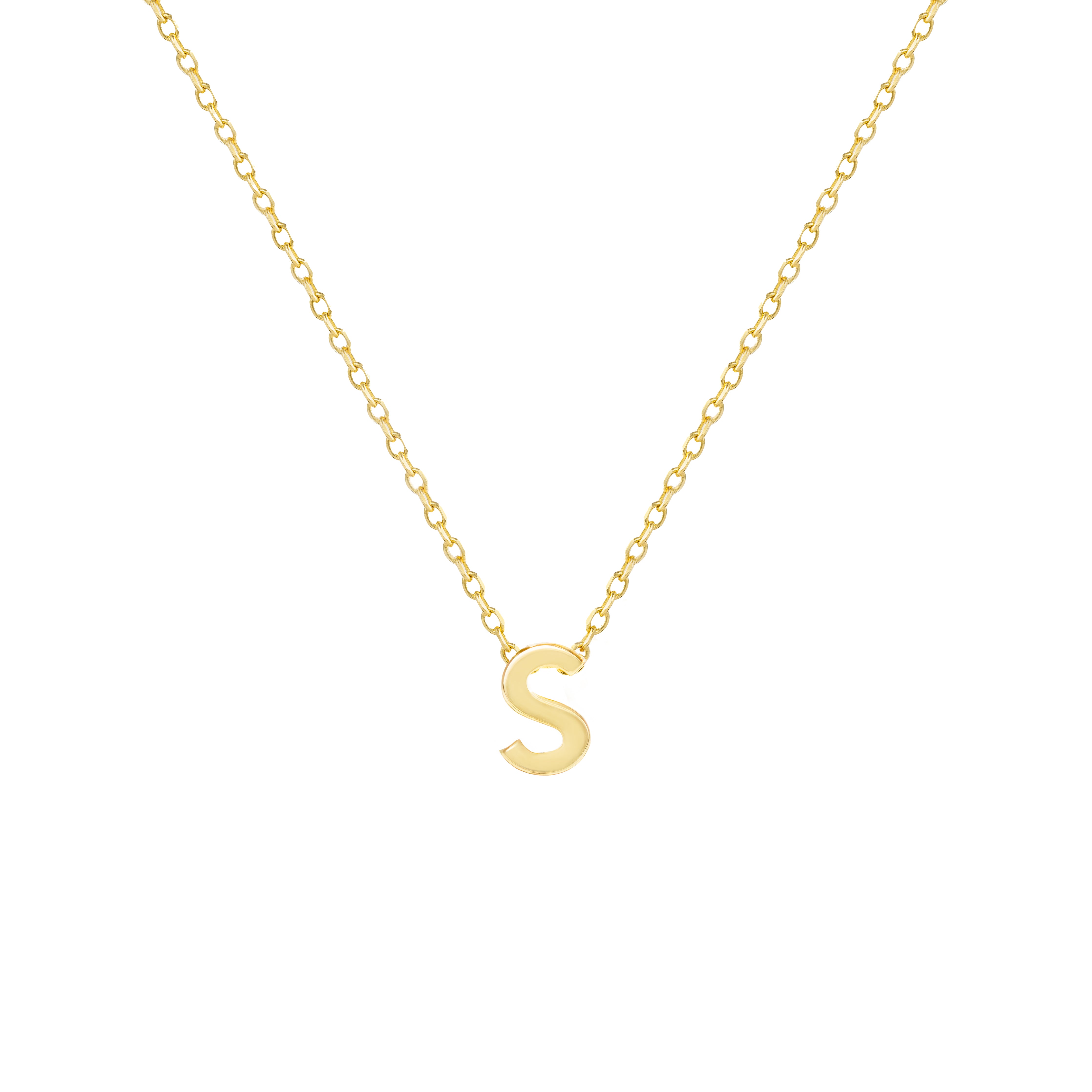 S - Alphabet Necklace