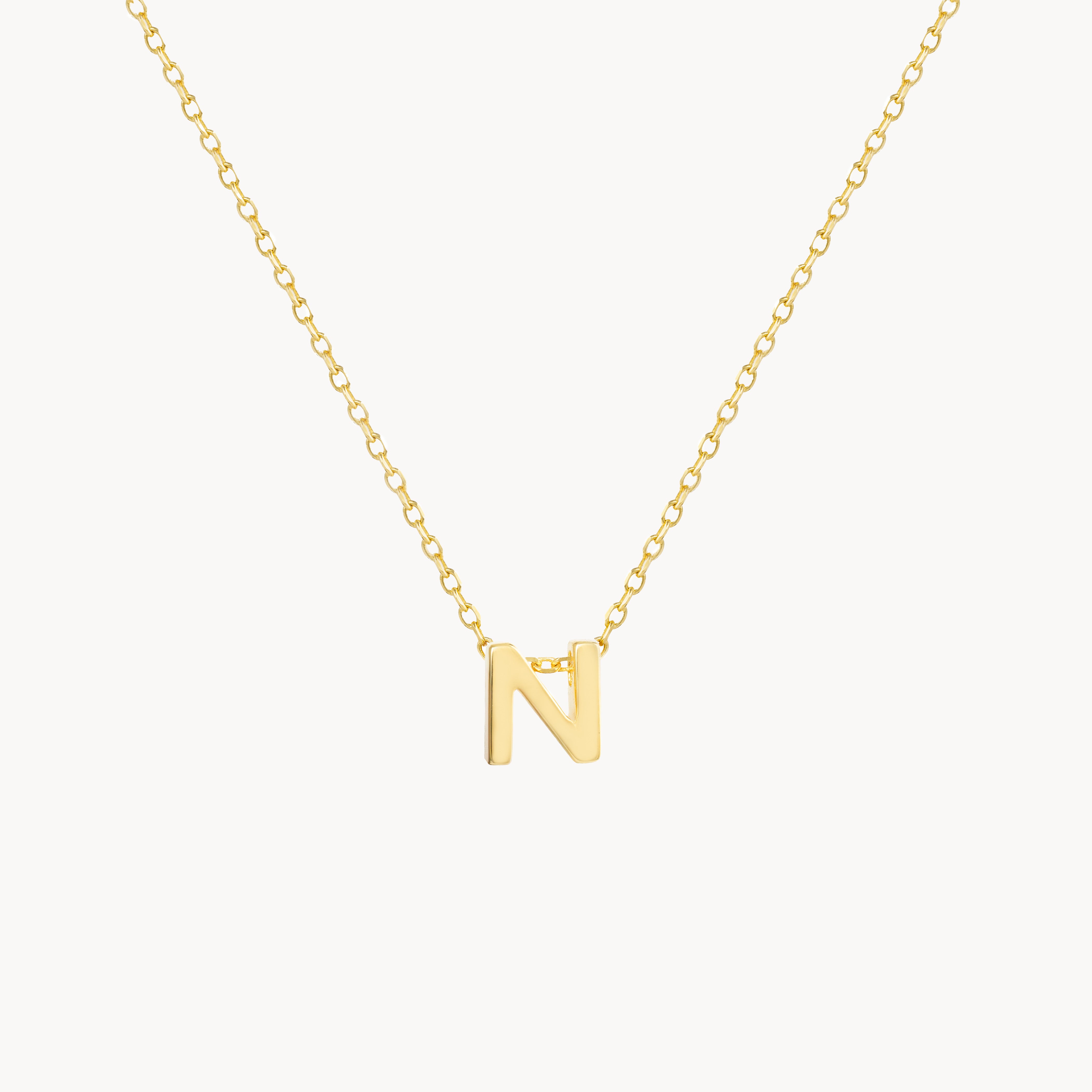 N - Alphabet Necklace