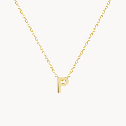 P Initial Necklace