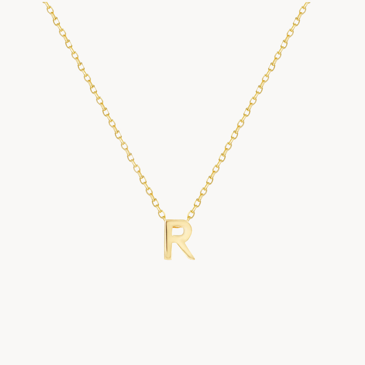 R - Letter Alphabet Necklace | The Traveller Series