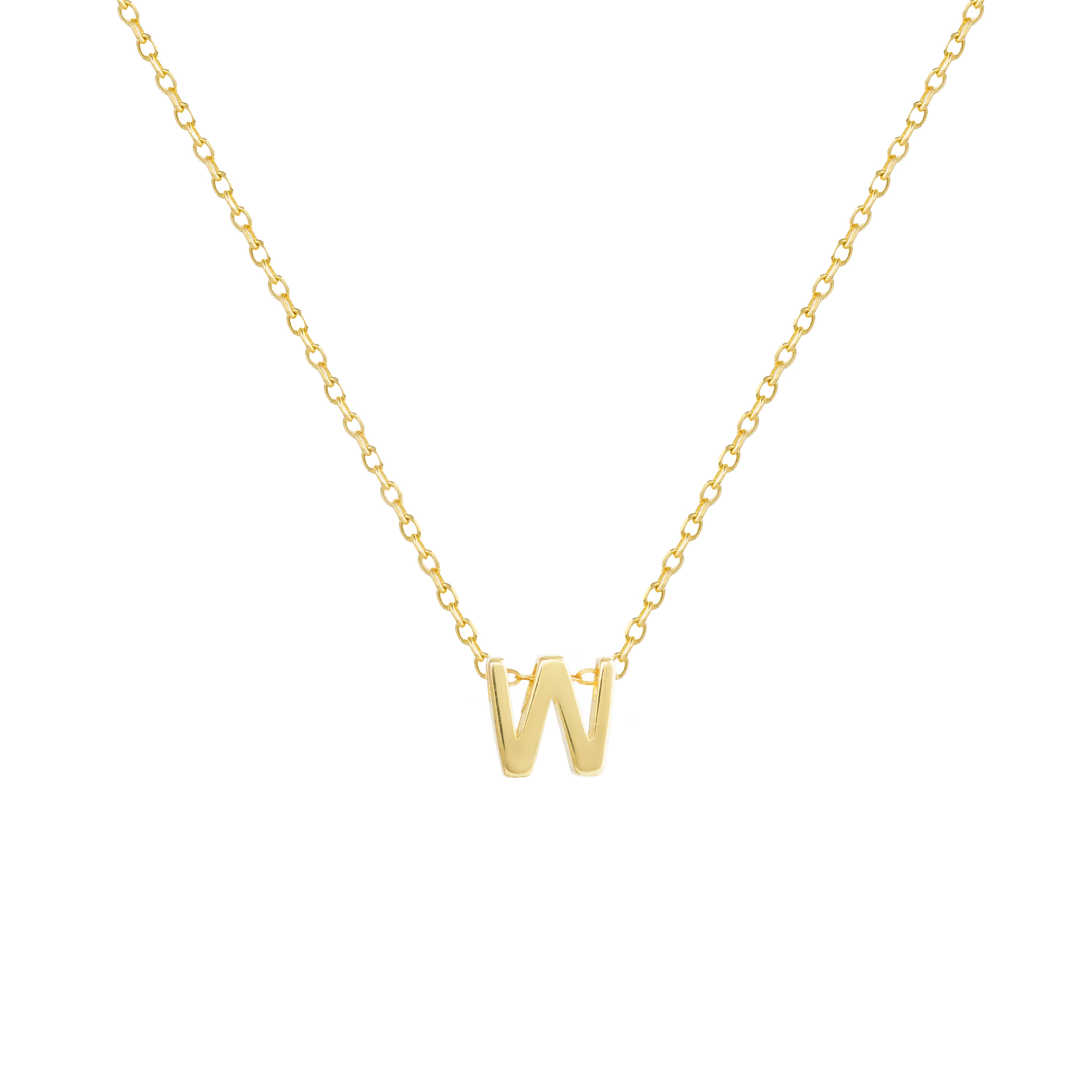 W - Alphabet Necklace