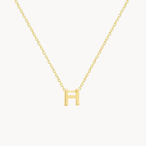 H Initial Necklace