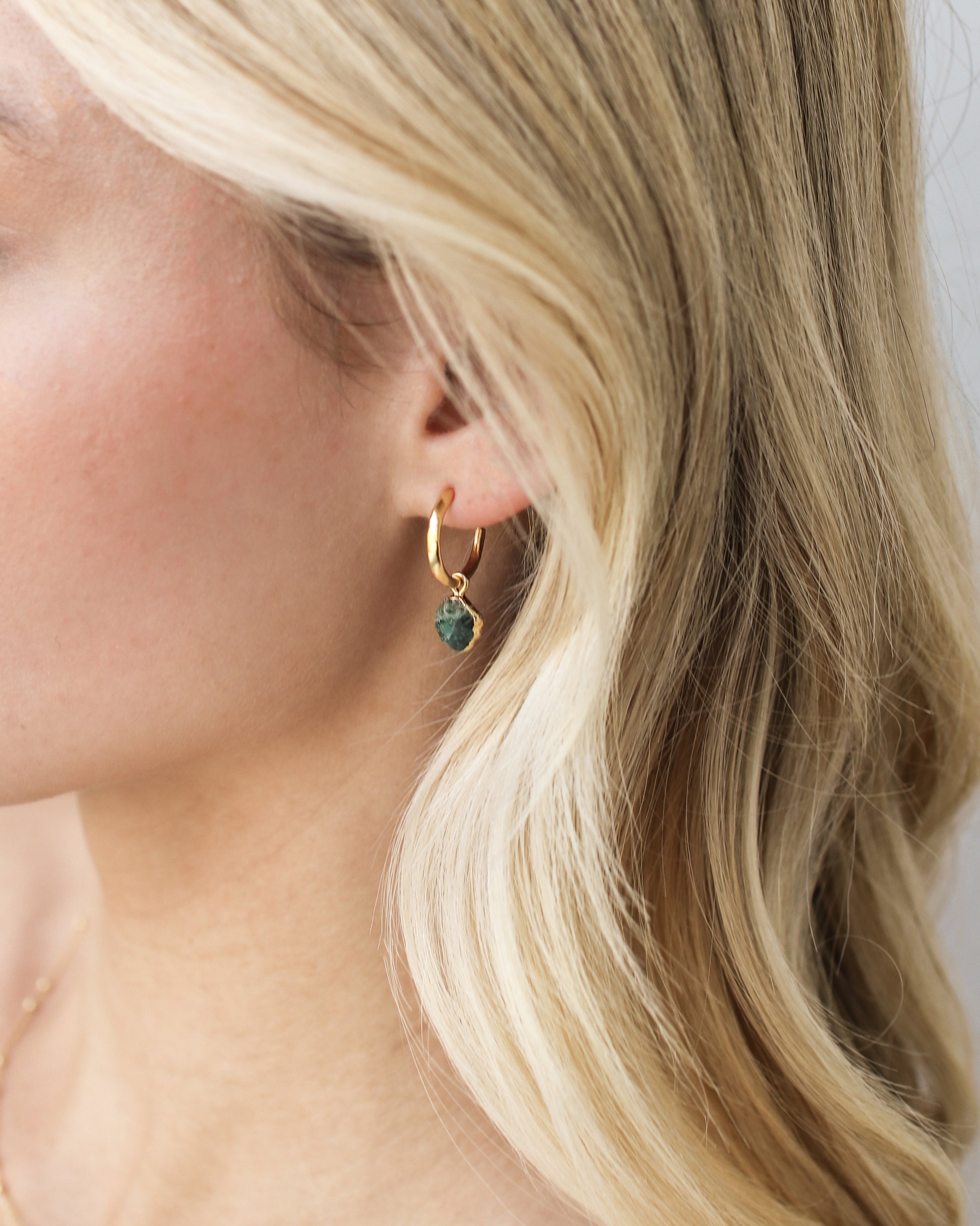 May Birthstone | Emerald Earrings