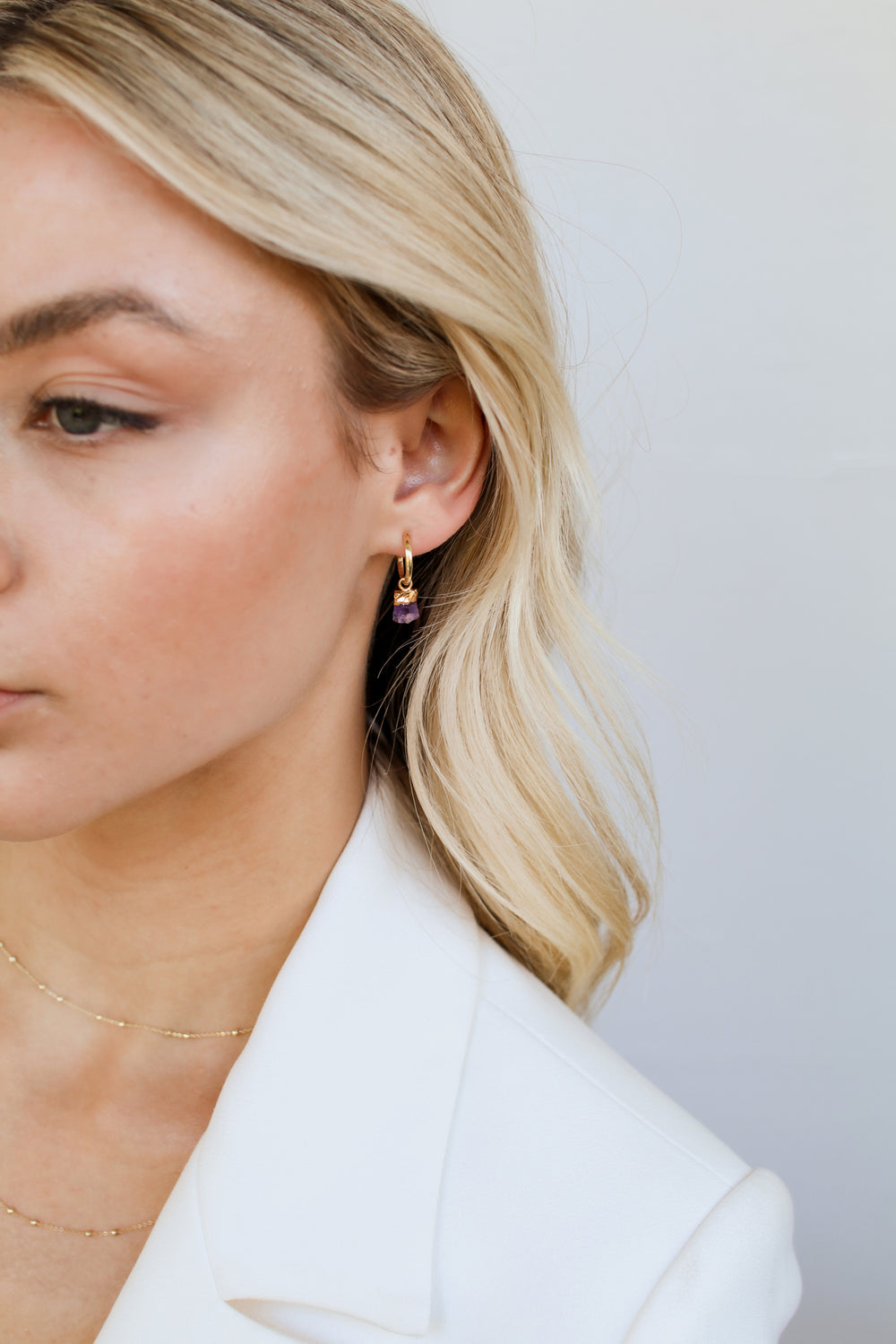 Amethyst Earrings | February Birthstone